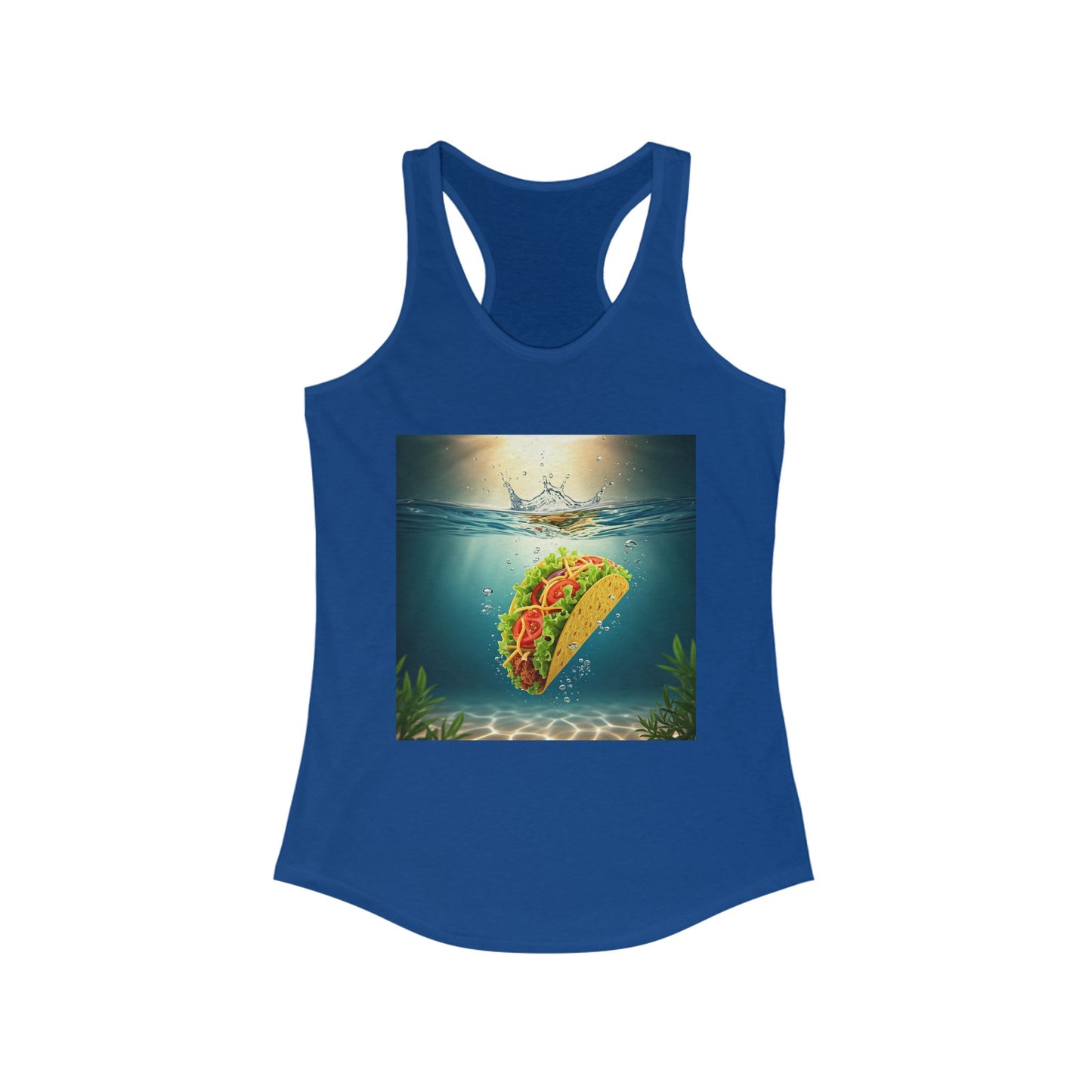 Taco Underwater Design - Women's Opposition Graphic Racerback Tank Top