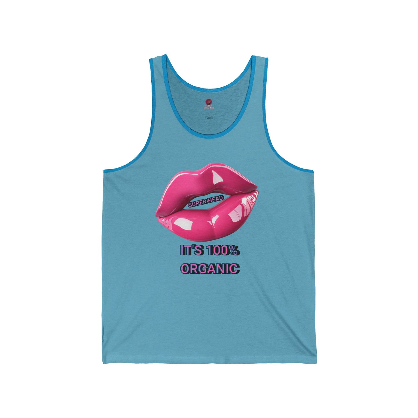 Super Head Gurl It's 100% Organic UnisexTee, Fun Graphic T-Shirt, Stylish Everyday Top