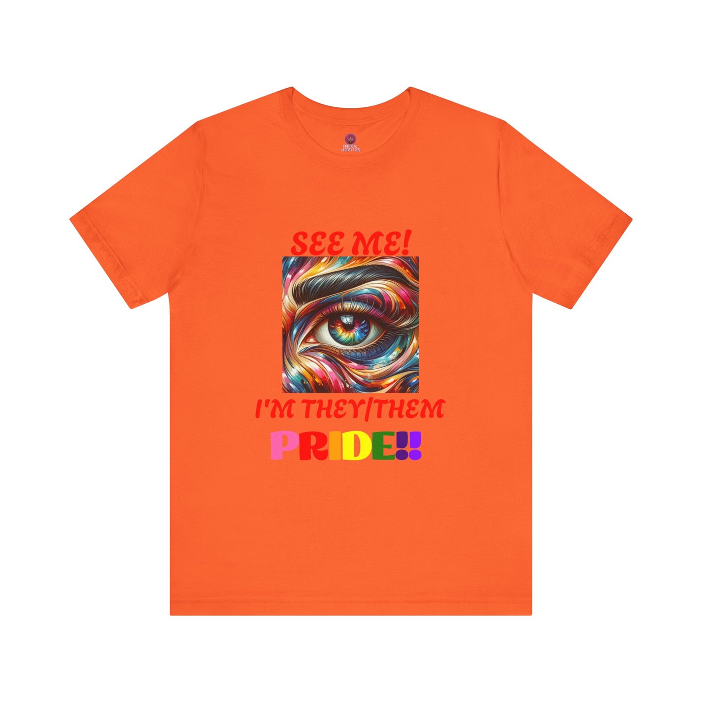 They/Them Pride Short Sleeve Unisex Tee - Celebrate Identity & Inclusivity
