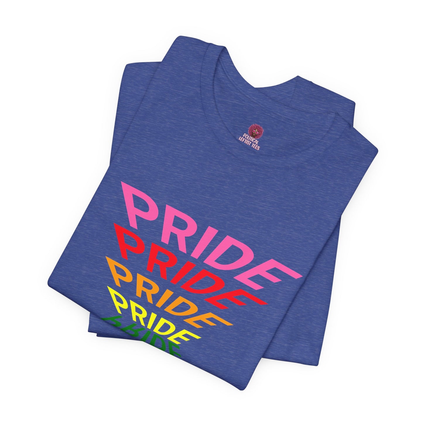 "Pride" Graphic Tee, Unisex Pride Shirt, LGBTQ+ Awareness Top