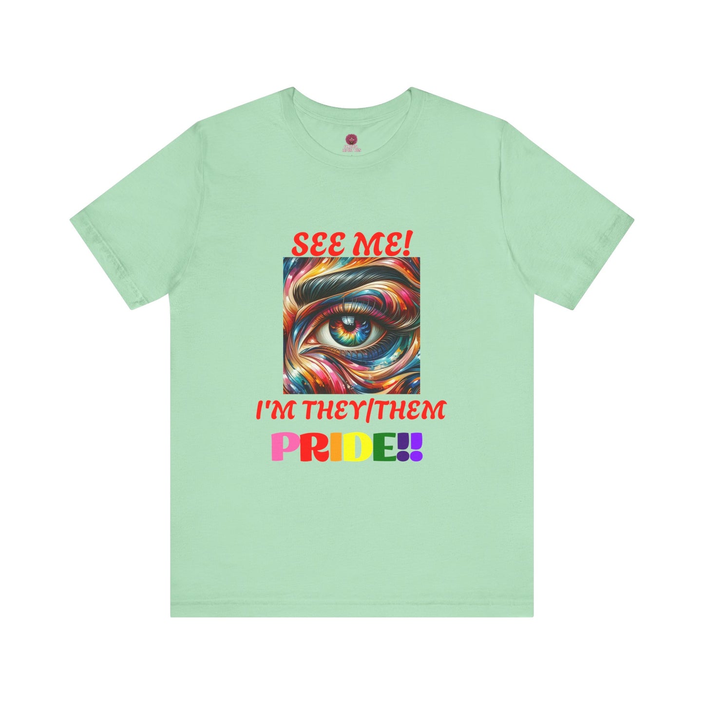 They/Them Pride Short Sleeve Unisex Tee - Celebrate Identity & Inclusivity