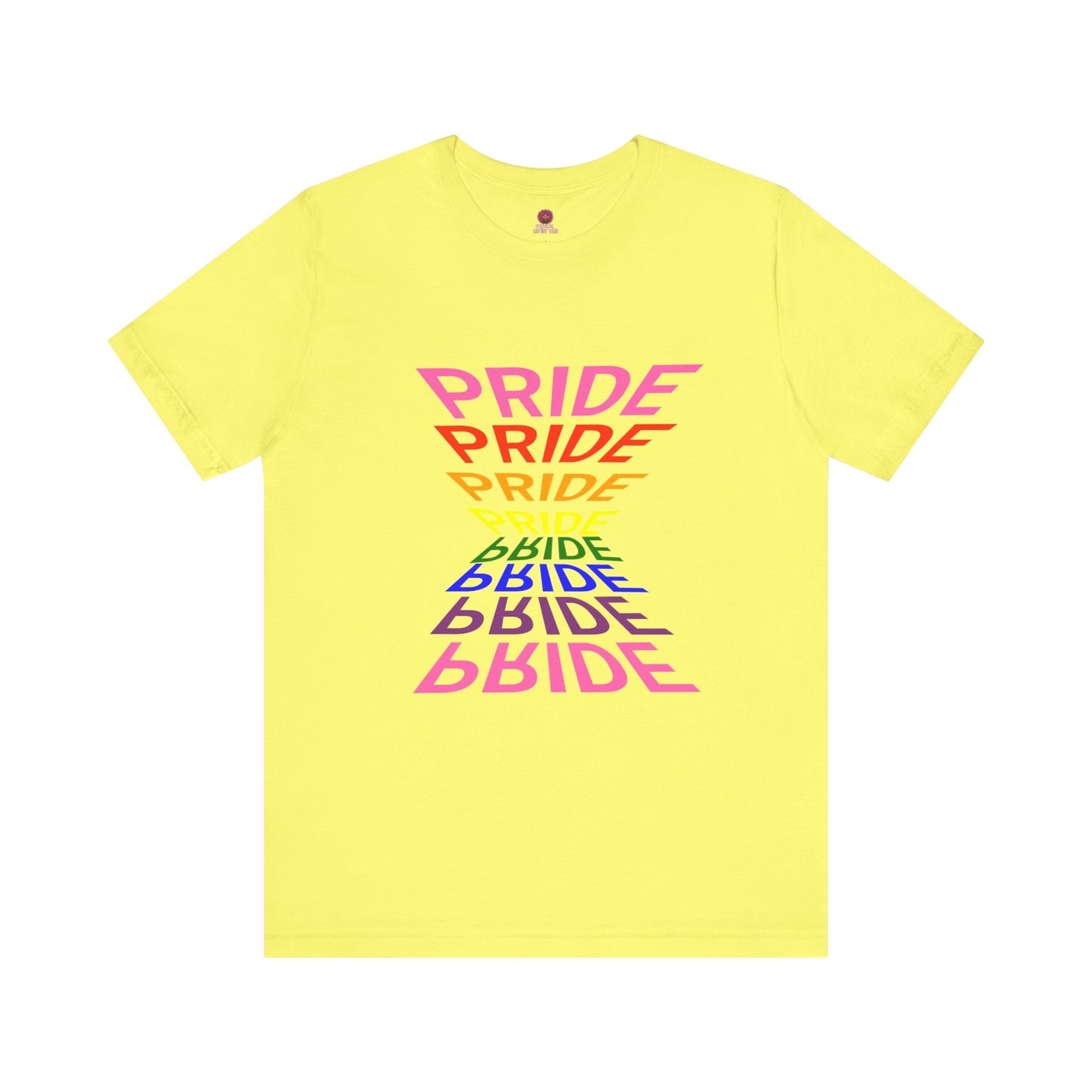 "Pride" Graphic Tee, Unisex Pride Shirt, LGBTQ+ Awareness Top
