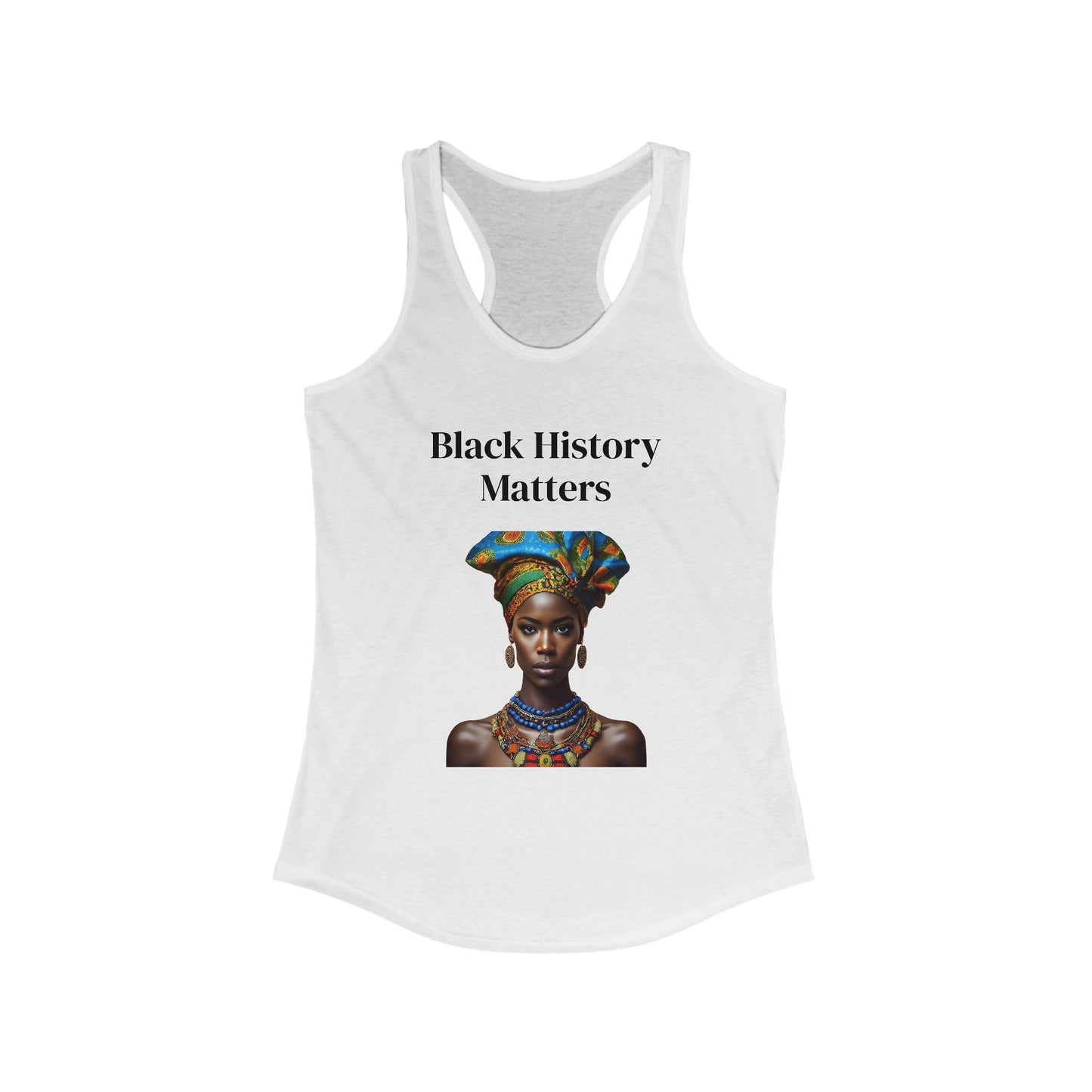 Black History Matters 2 Women's Racerback Tank Top