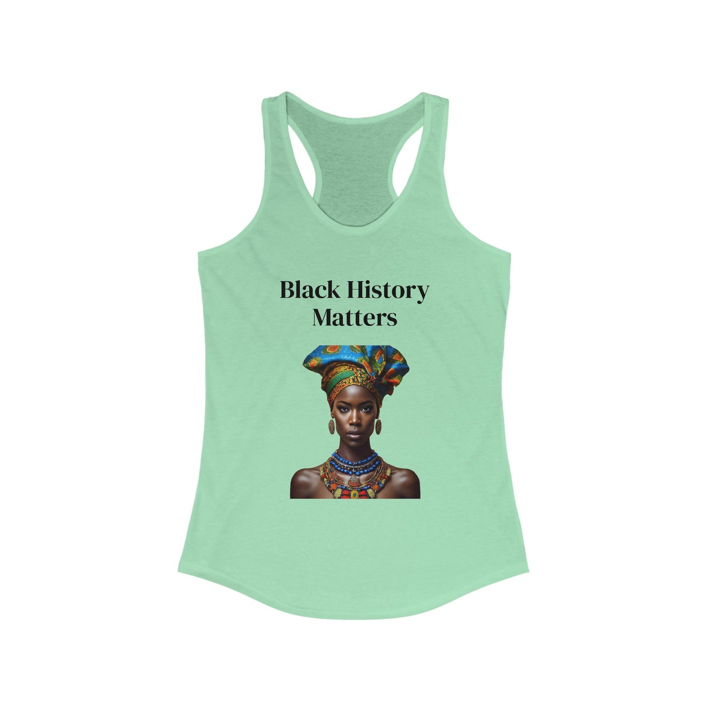 Black History Matters 2 Women's Racerback Tank Top
