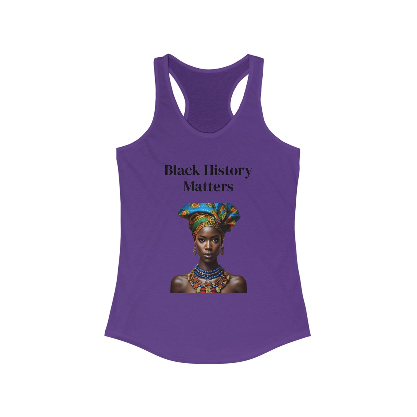 Black History Matters 2 Women's Racerback Tank Top