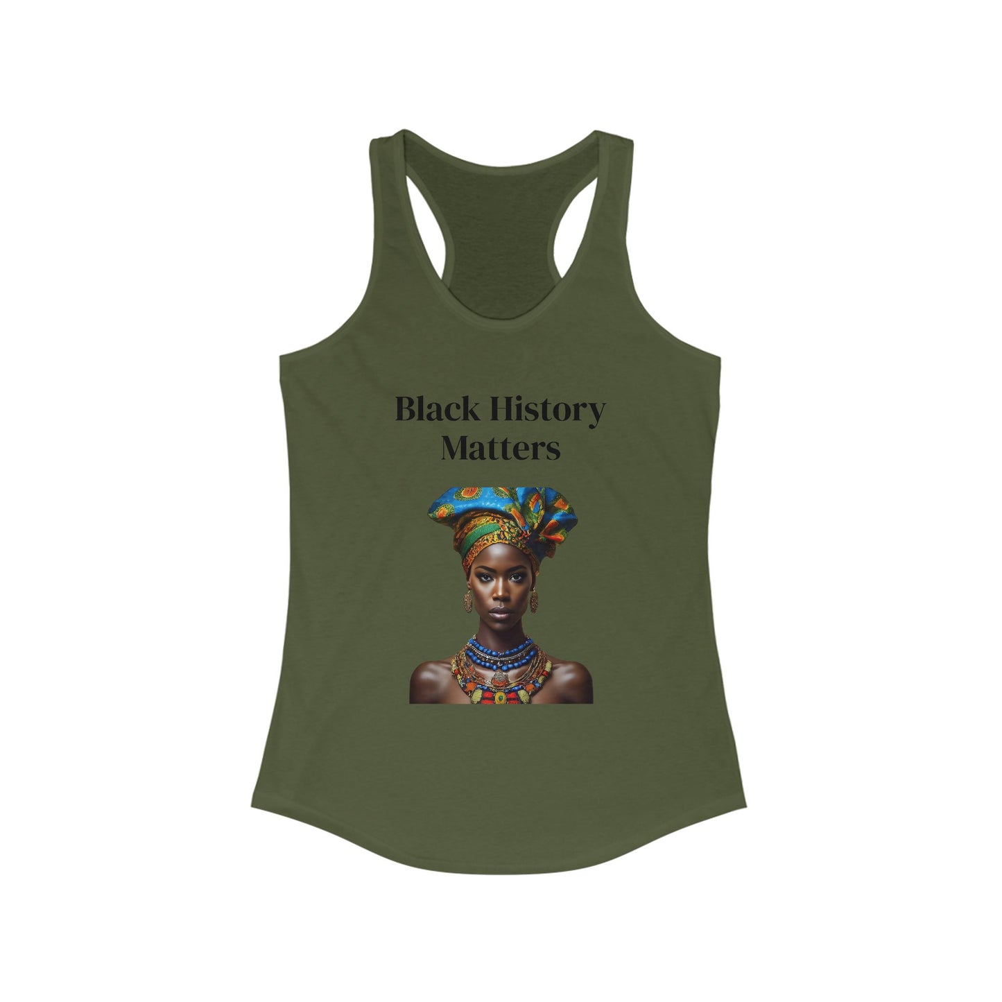 Black History Matters 2 Women's Racerback Tank Top