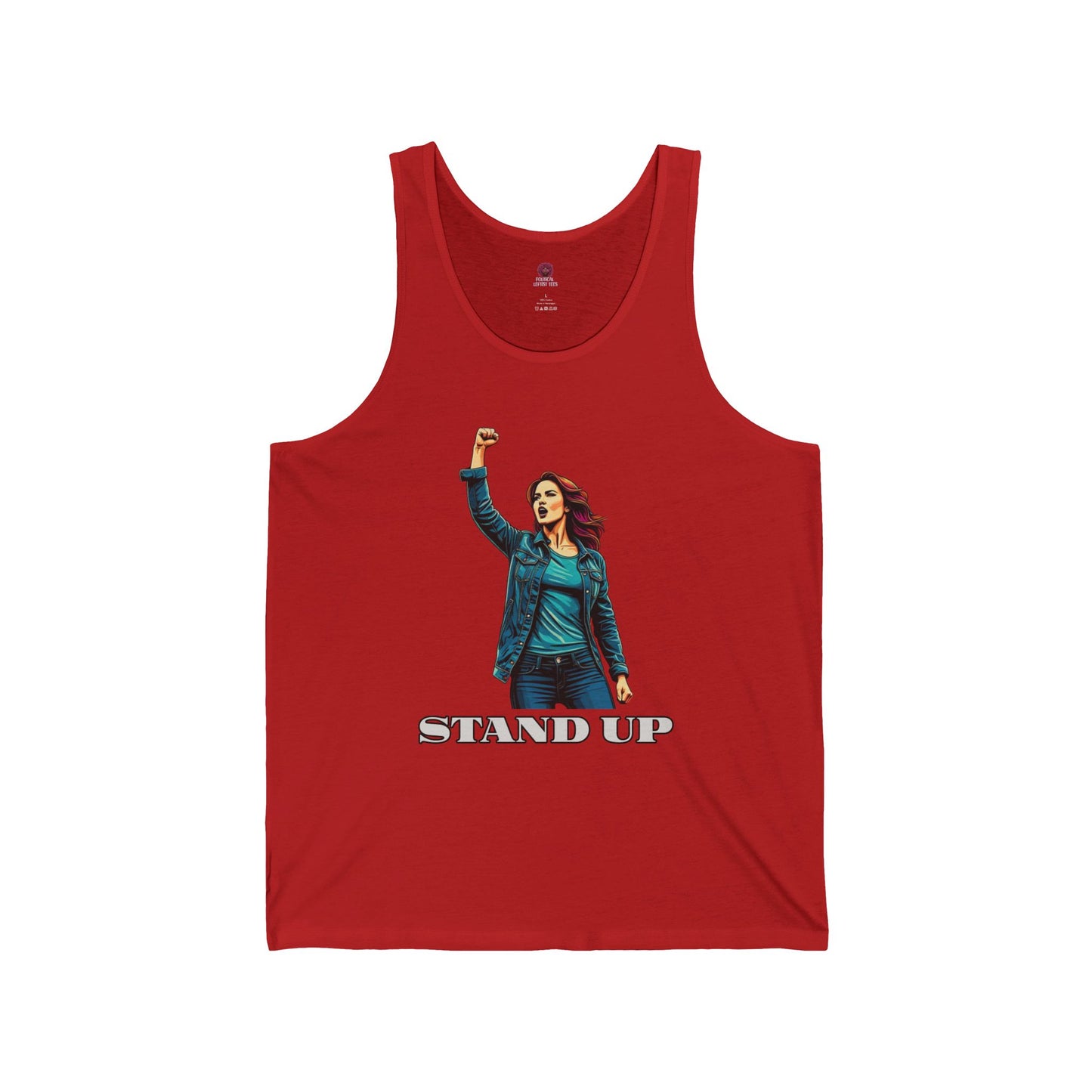 Empowerment Joins Unisex Tank Top - "Stand Up" & "We Will Stand Behind You" Back & Front
