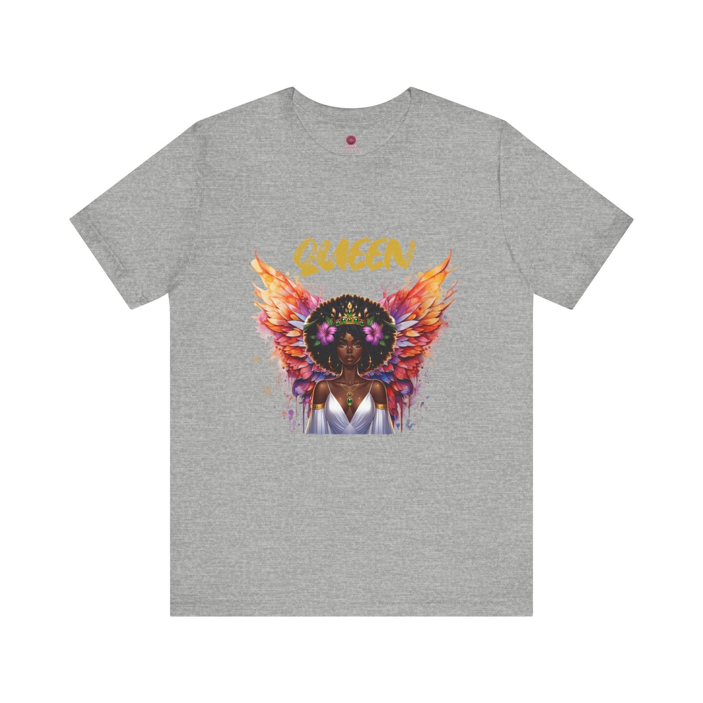 Queen Unisex Short sleeve Jersey Tee - Empowering Graphic Tee for Confident Women