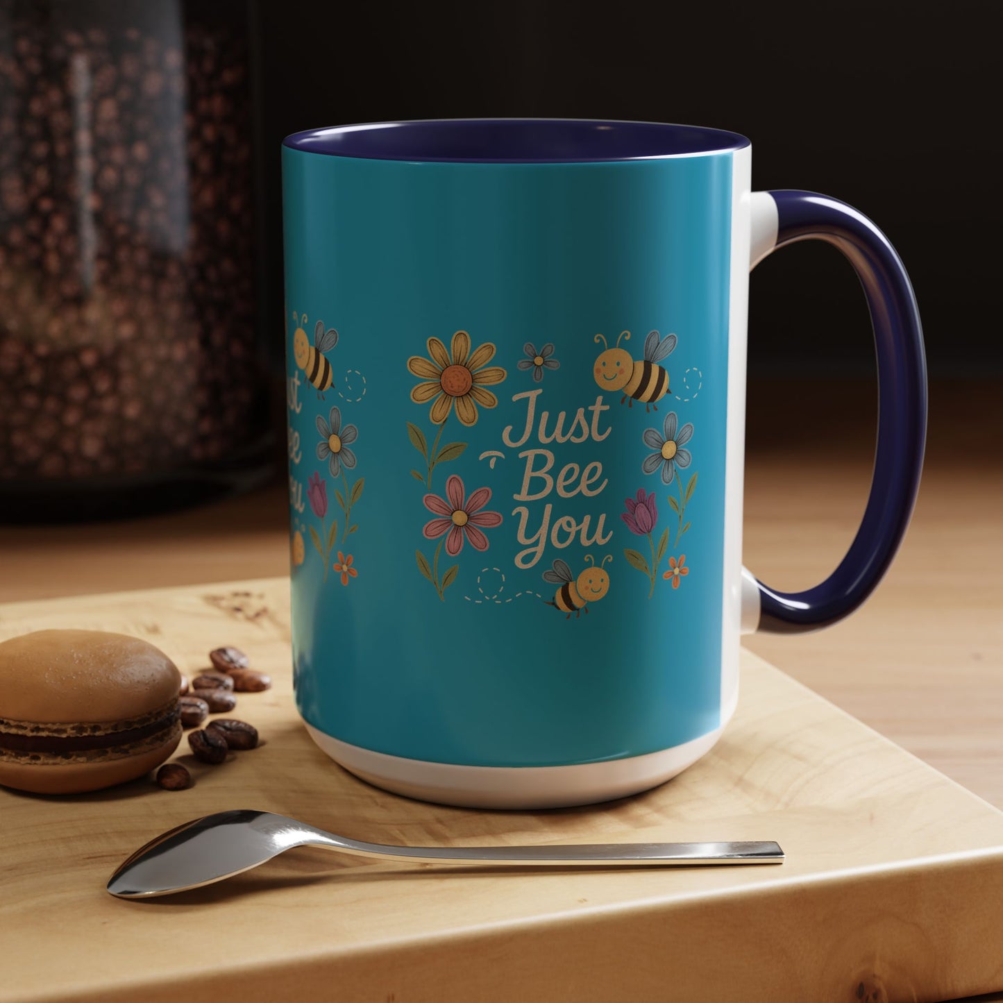 Just Bee You Ceramic Coffee Mug | Inspirational Mug for Tea Lovers, Gift for Friends, Pride Mug