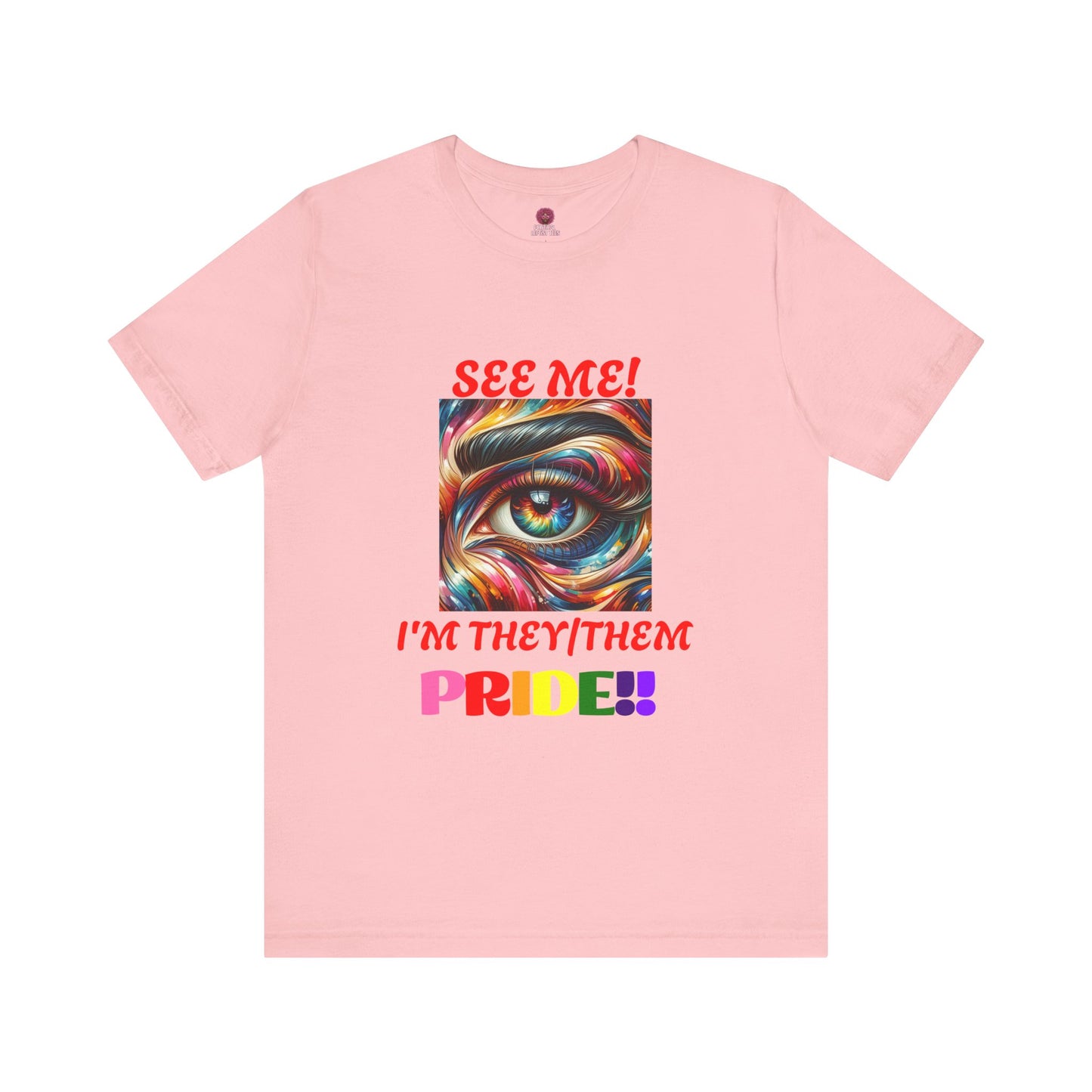 They/Them Pride Short Sleeve Unisex Tee - Celebrate Identity & Inclusivity