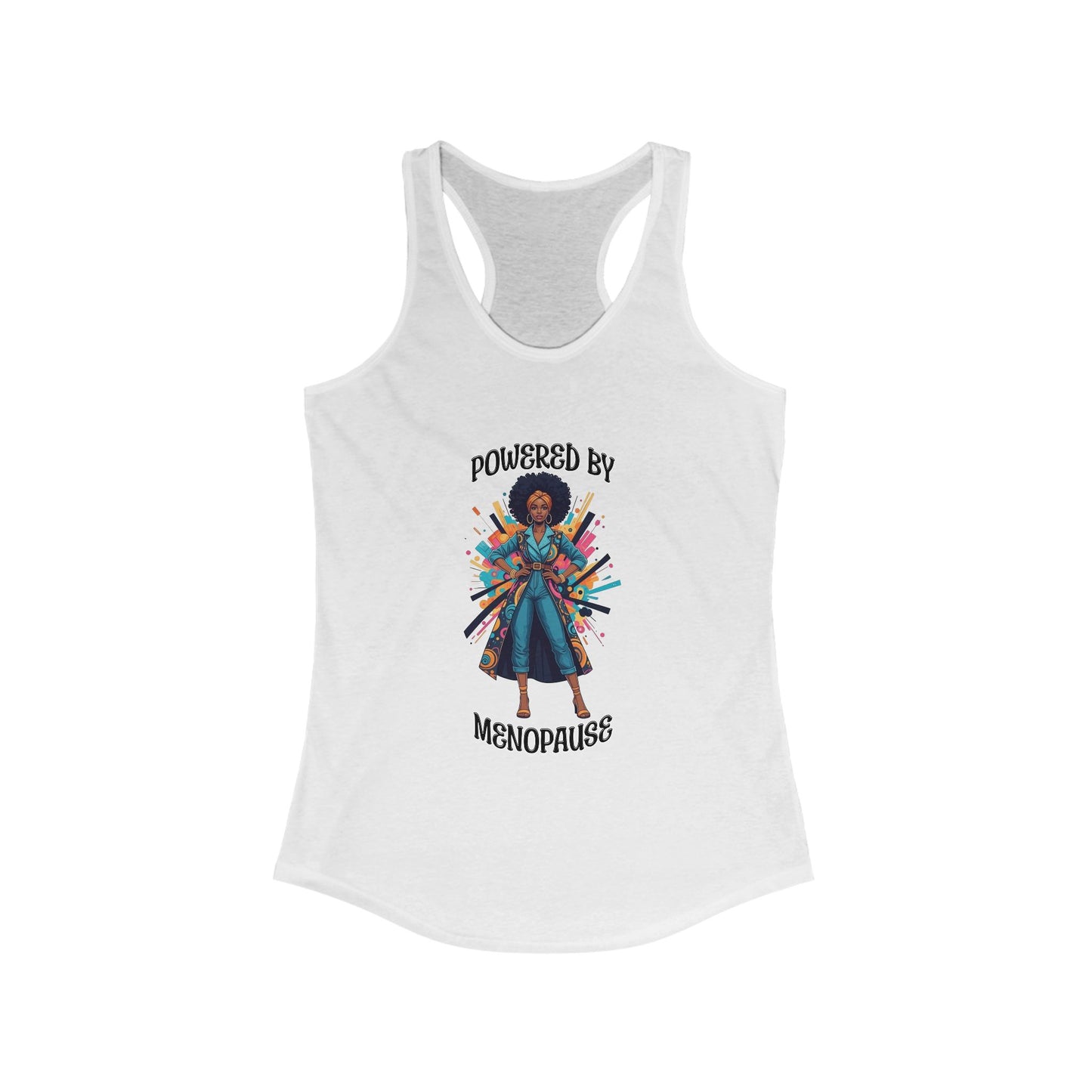 Empowering Menopause Tee | Women's Racerback Tank Top