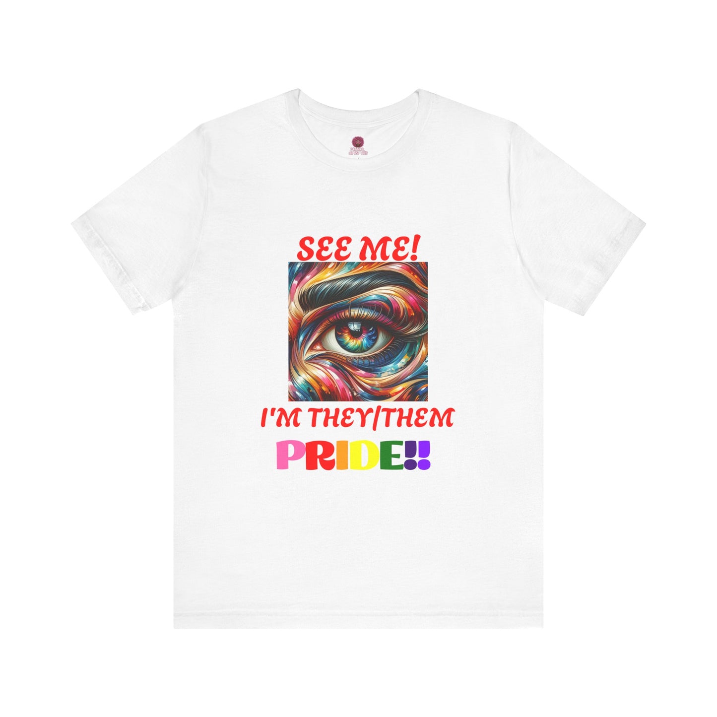 They/Them Pride Short Sleeve Unisex Tee - Celebrate Identity & Inclusivity