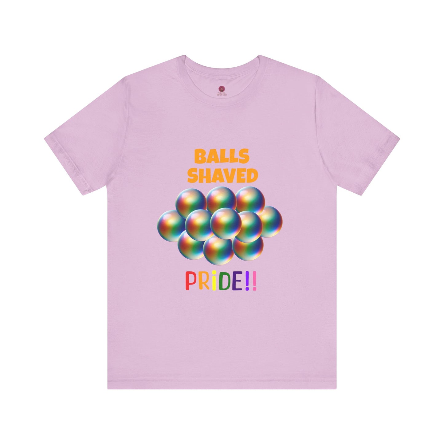 Humorous Pride Short Sleeve Tee - Balls Shaved