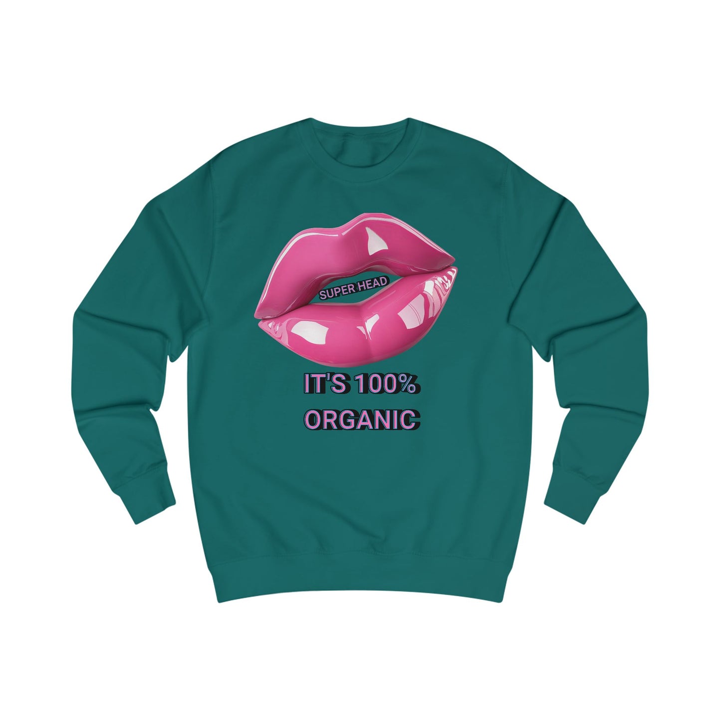 Super Head Gurl It's 100% Organic UnisexTee, Fun Graphic T-Shirt, Stylish Everyday Top