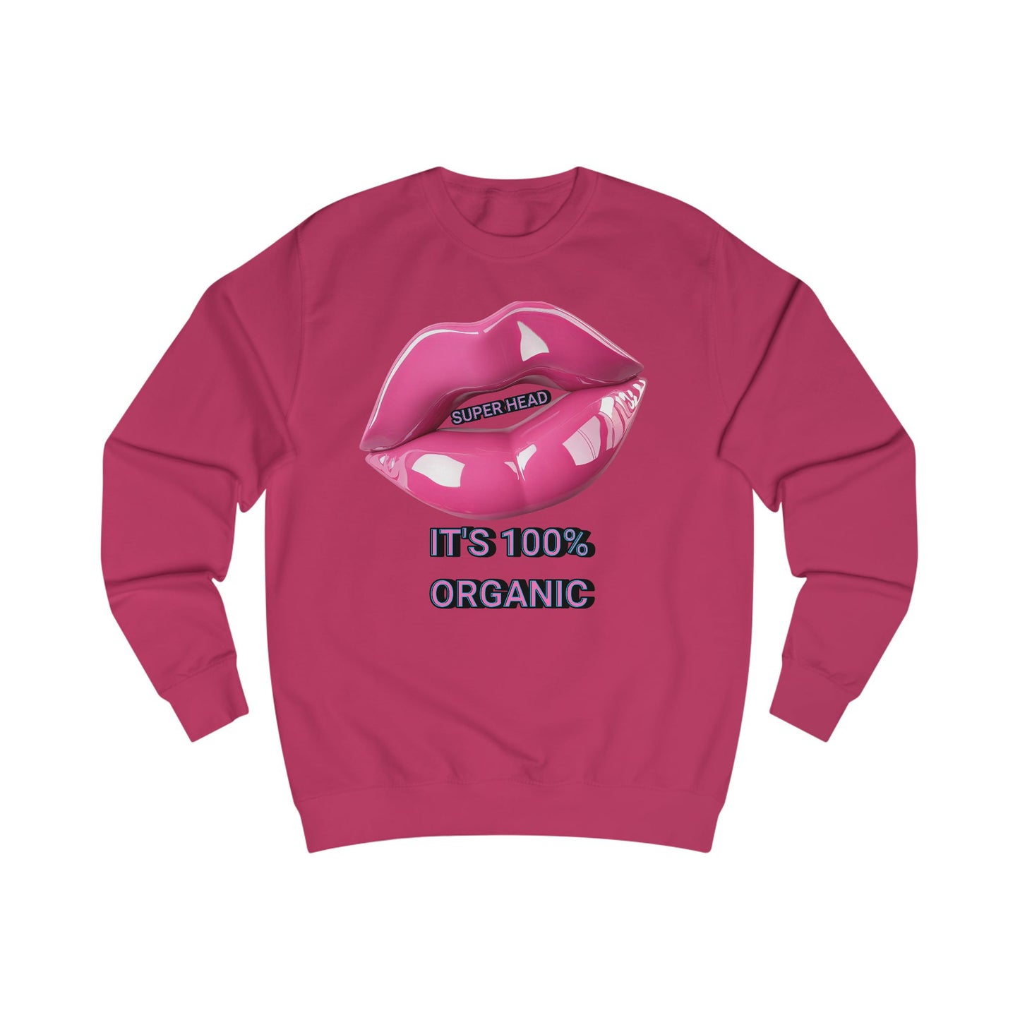 Super Head Gurl It's 100% Organic UnisexTee, Fun Graphic T-Shirt, Stylish Everyday Top