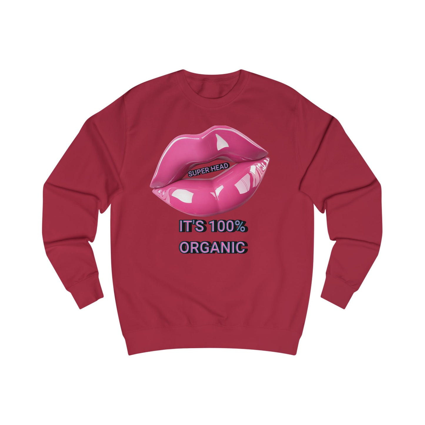 Super Head Gurl It's 100% Organic UnisexTee, Fun Graphic T-Shirt, Stylish Everyday Top