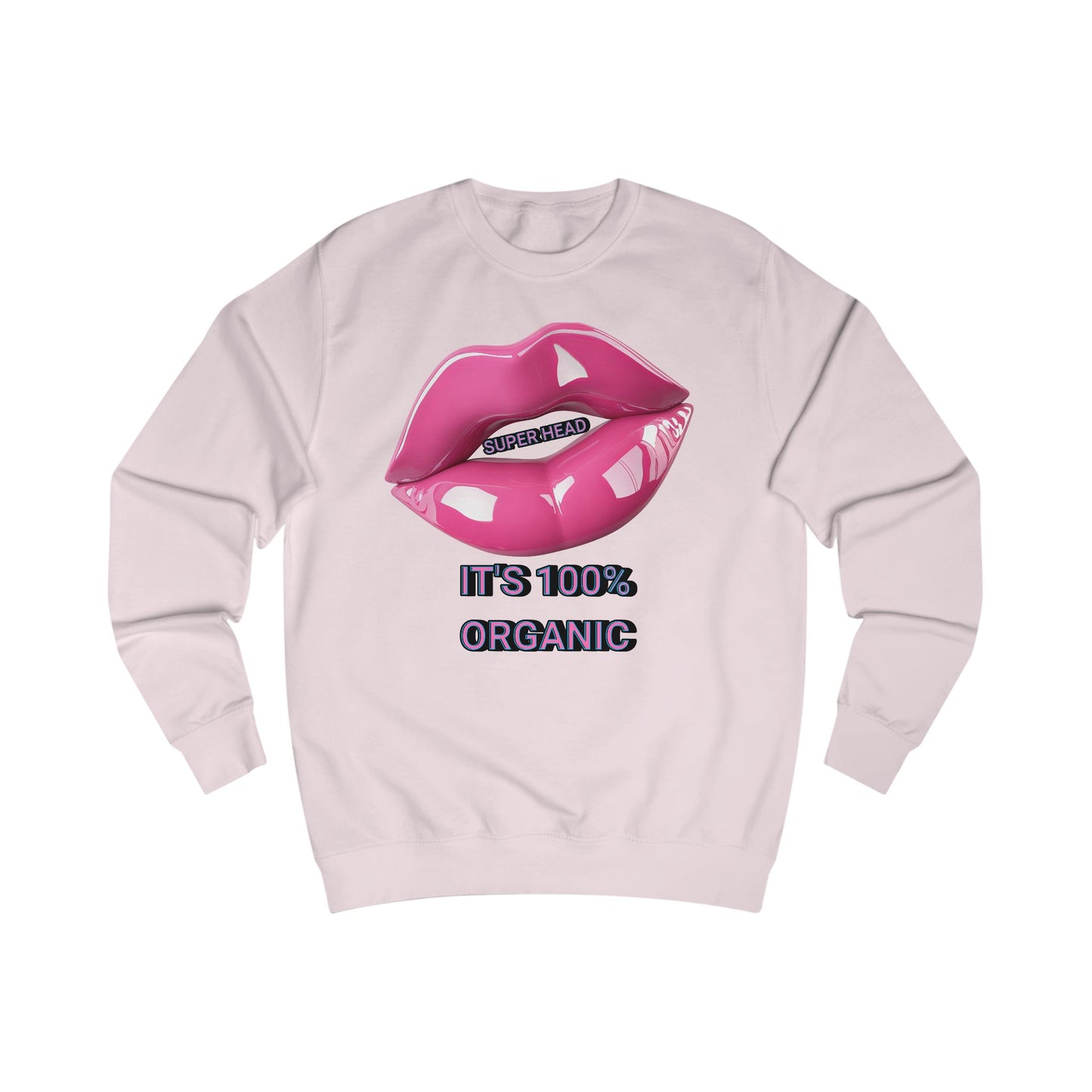 Super Head Gurl It's 100% Organic UnisexTee, Fun Graphic T-Shirt, Stylish Everyday Top