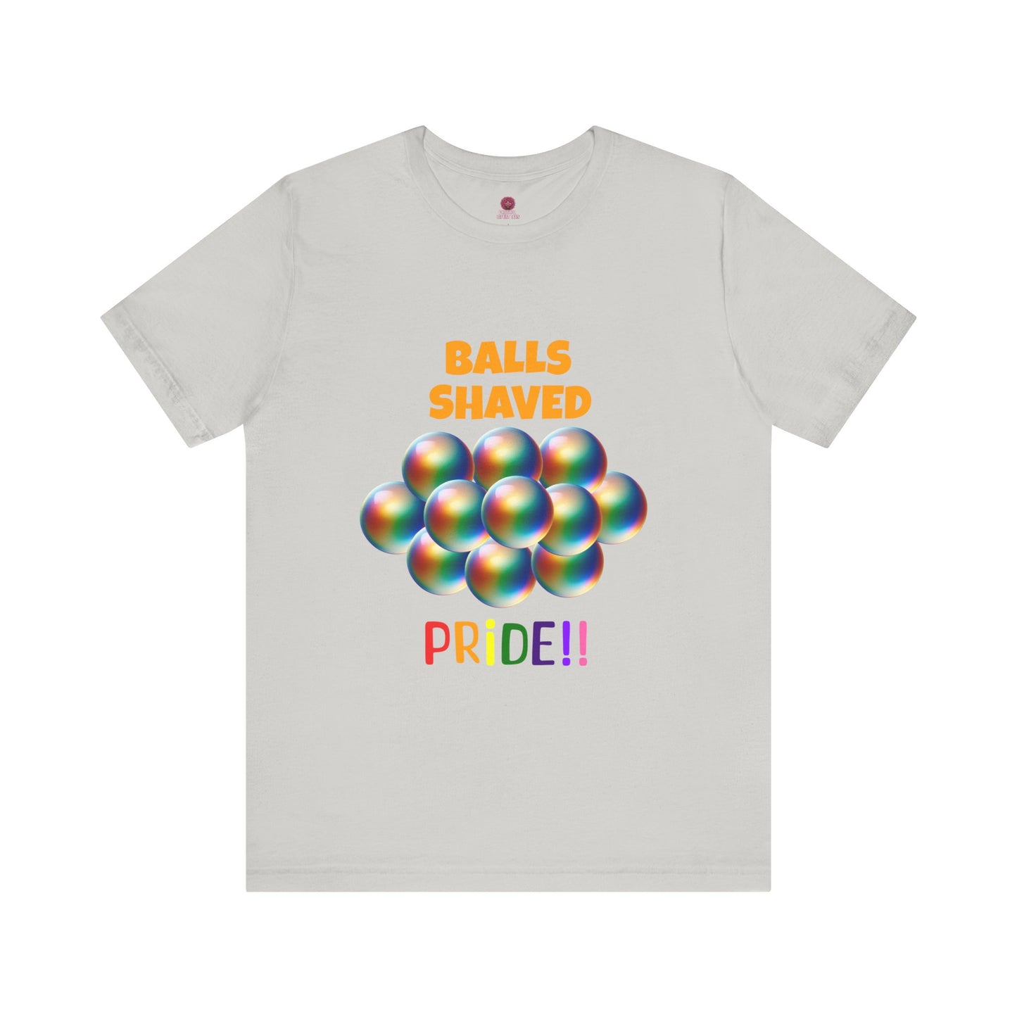 Humorous Pride Short Sleeve Tee - Balls Shaved