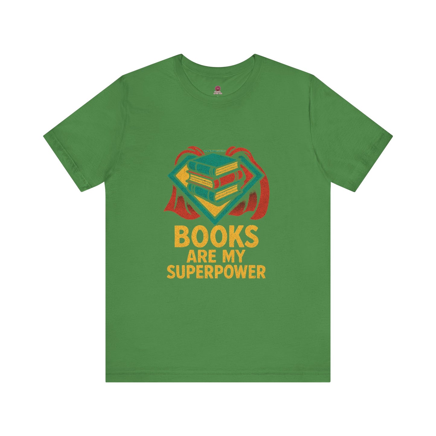 Superpower Book Lover Tee, Unisex T-Shirt for Readers, Gifts for Bookworms, Teachers, Reading Enthusiast