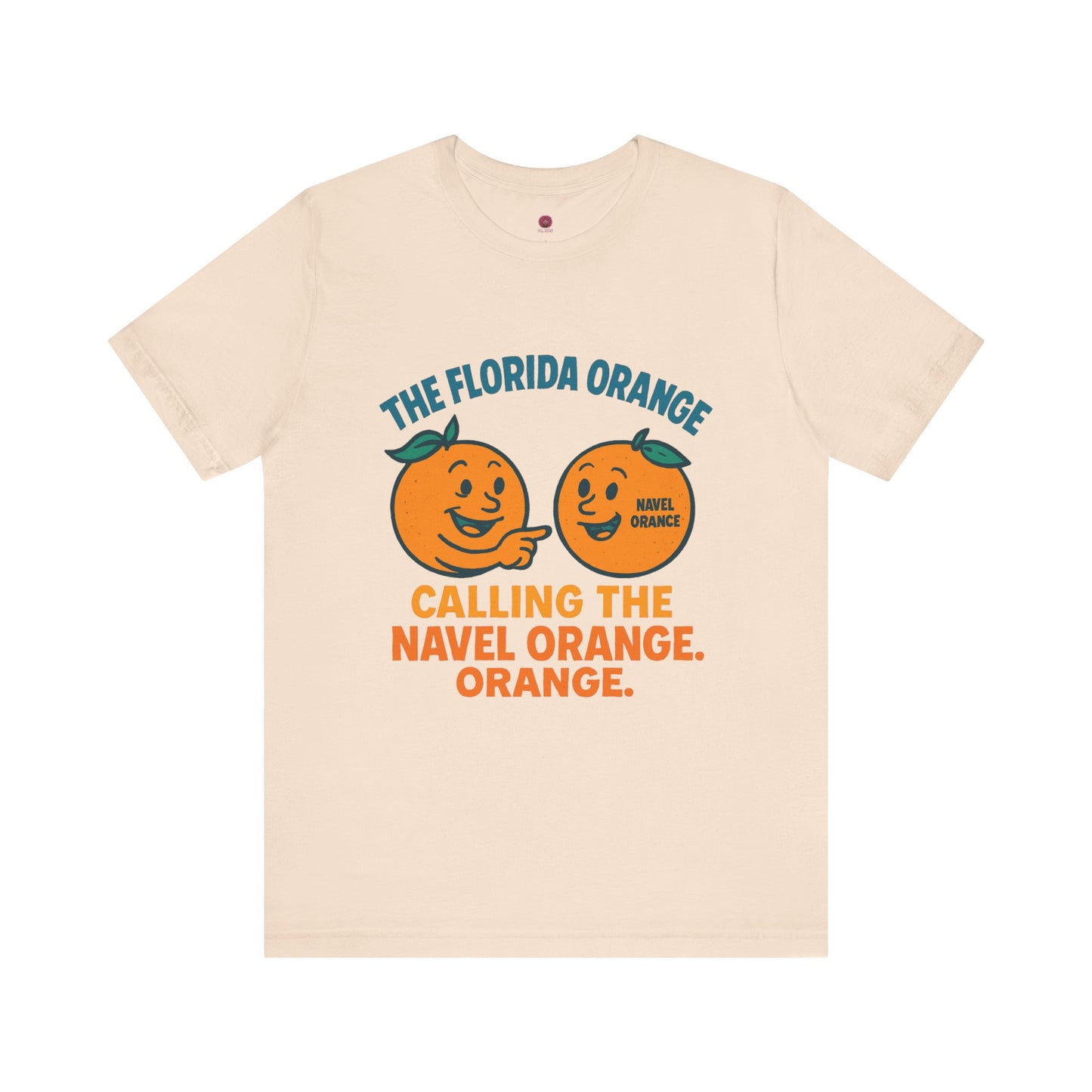 Florida Orange Graphic Tee, Fun Citrus Resist Shirt, Unisex Short Sleeve T-Shirt, Summer Vibes Apparel