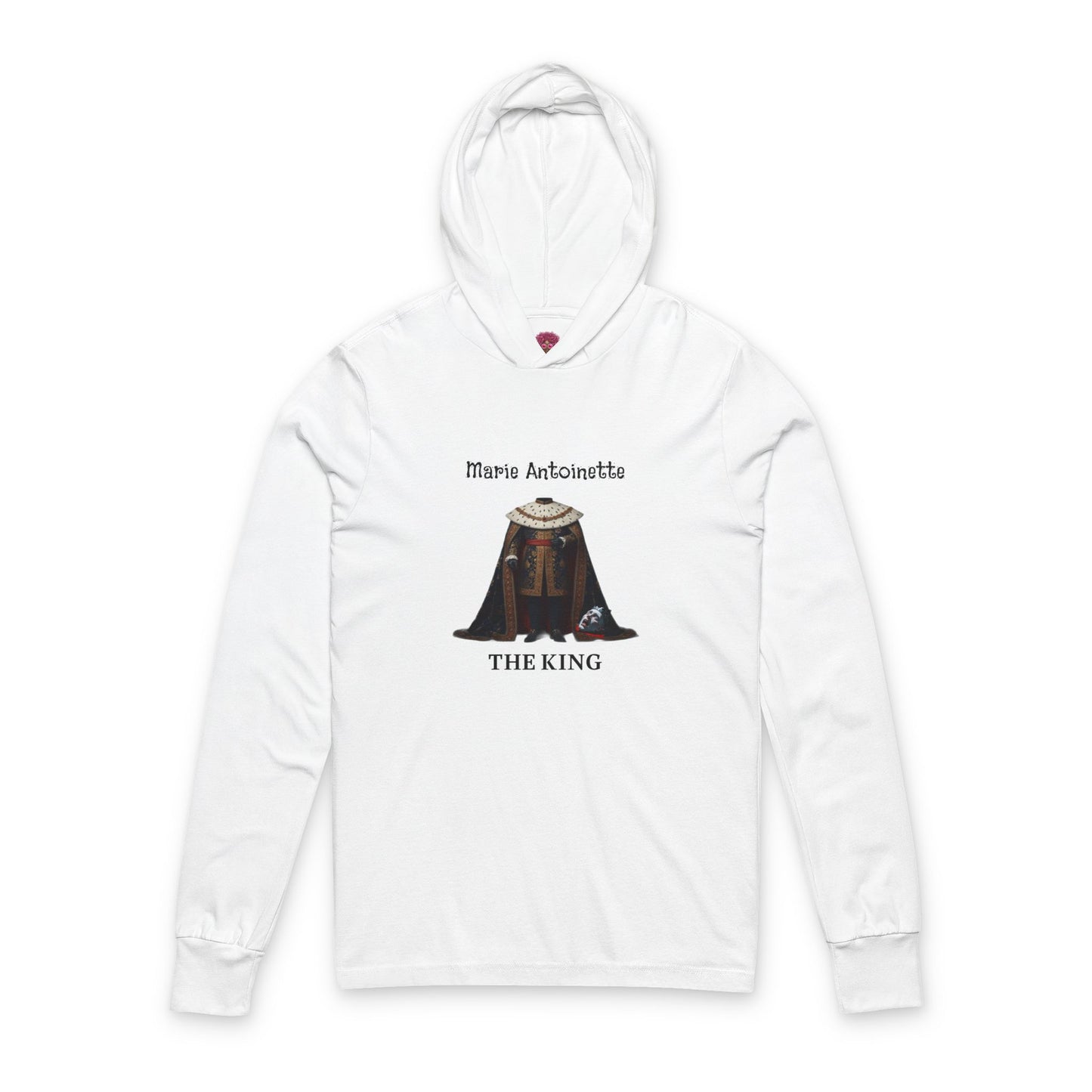 Marie Antoinette THE KING Long Sleeve Hoodie Tee