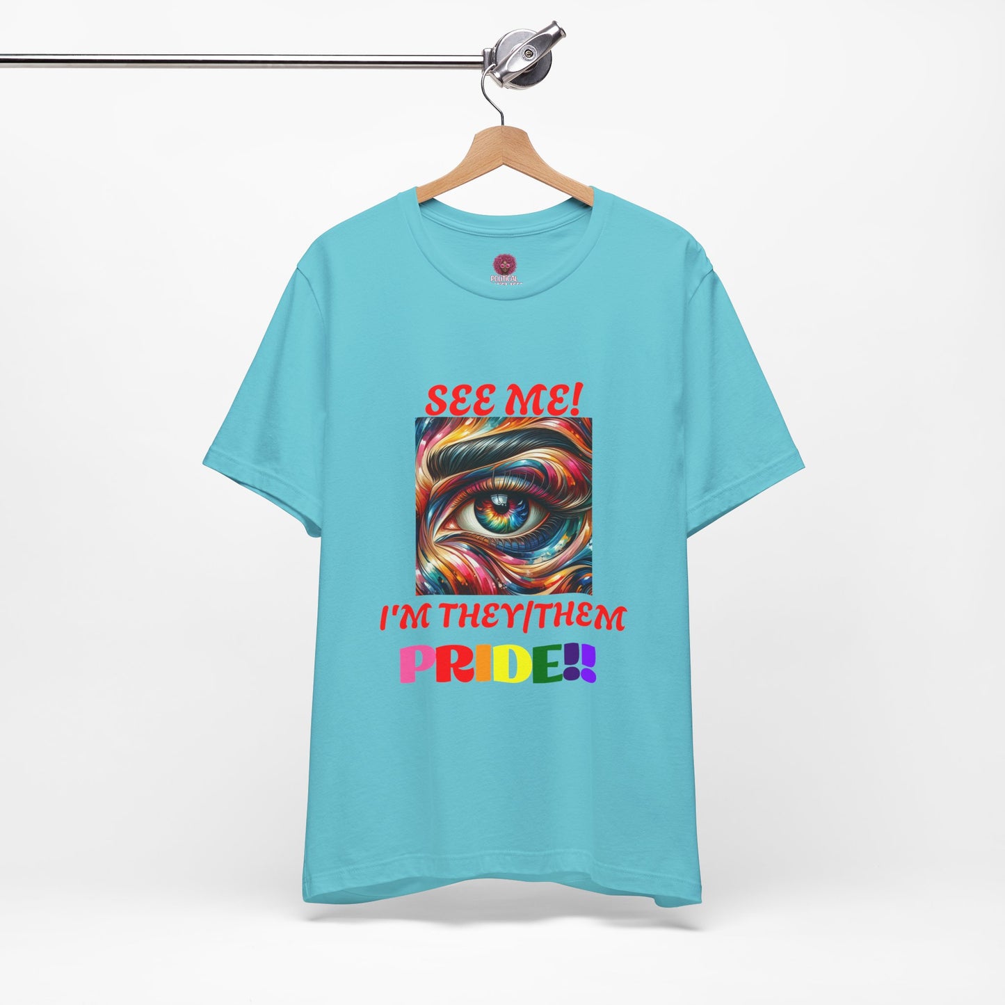 They/Them Pride Short Sleeve Unisex Tee - Celebrate Identity & Inclusivity