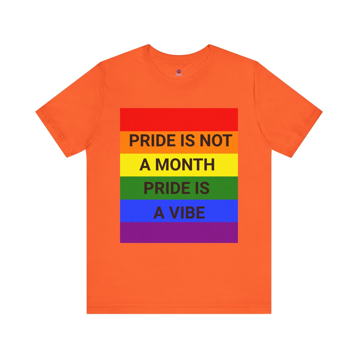 Pride Vibe Unisex Graphic T-Shirt, LGBTQ+ Pride Month Apparel, Rainbow Pride Clothing