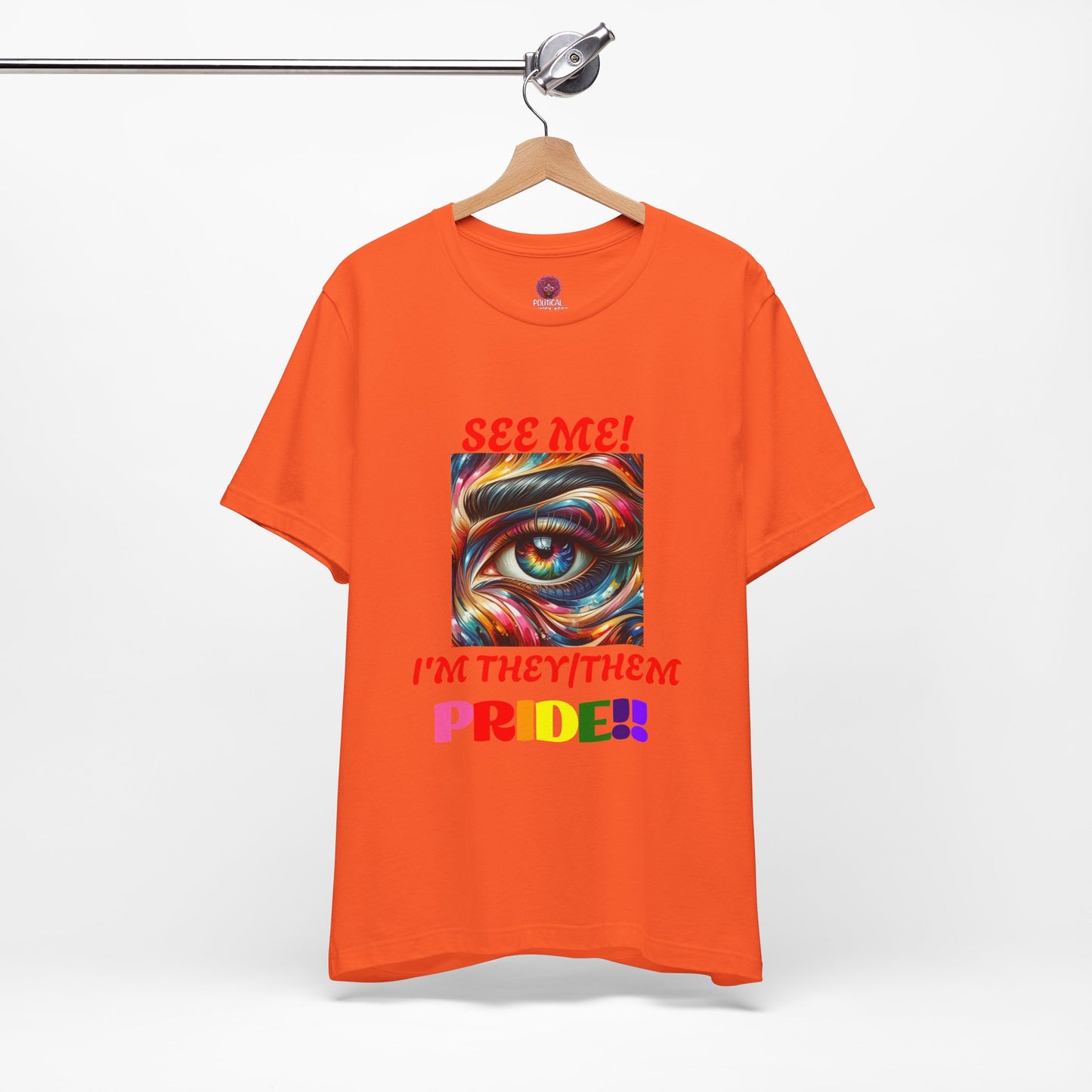 They/Them Pride Short Sleeve Unisex Tee - Celebrate Identity & Inclusivity