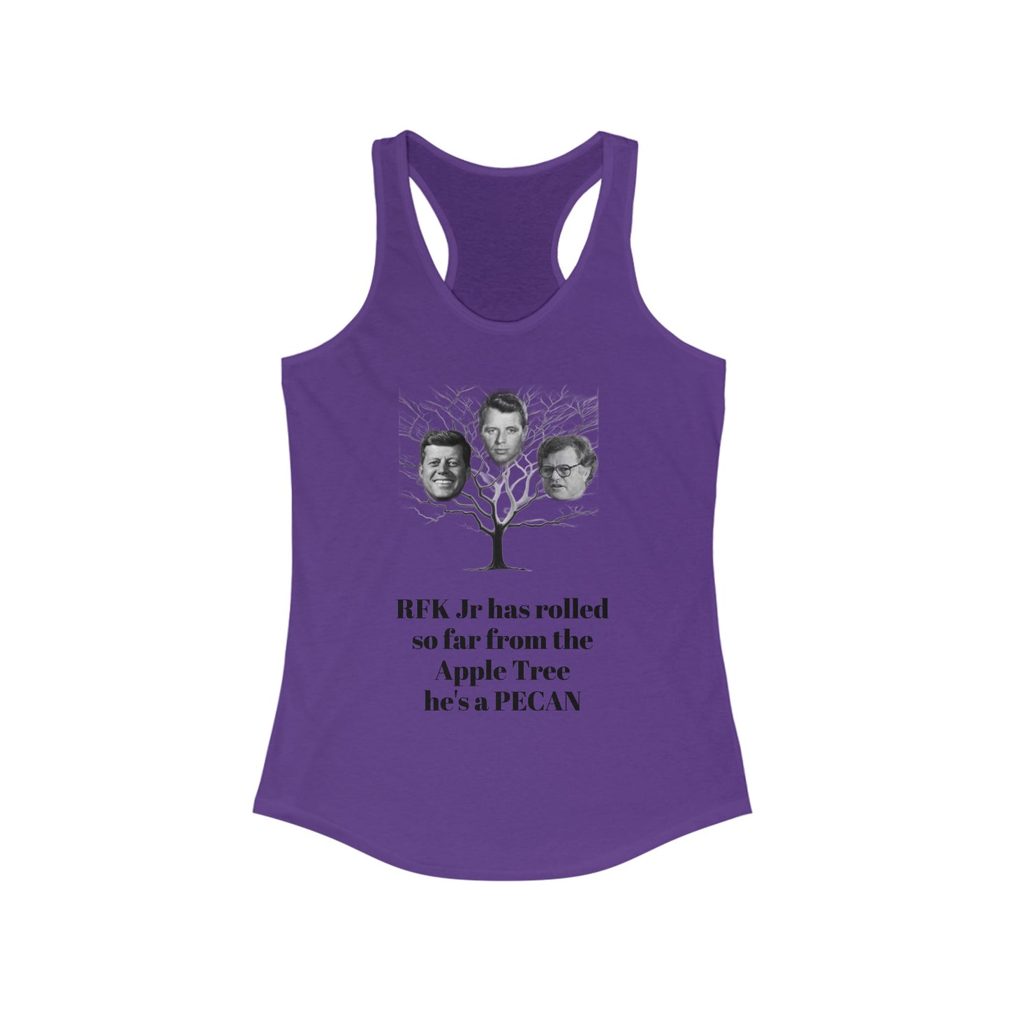 RFK Jr Is A Pecan Women's Racerback Tank top