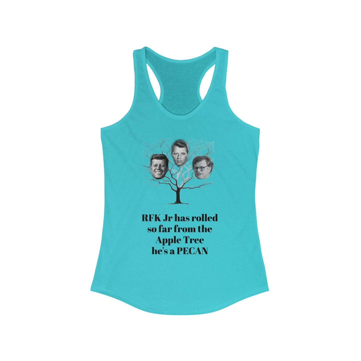 RFK Jr Is A Pecan Women's Racerback Tank top