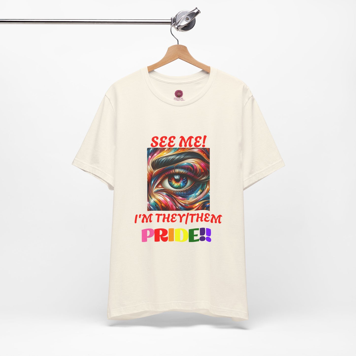 They/Them Pride Short Sleeve Unisex Tee - Celebrate Identity & Inclusivity
