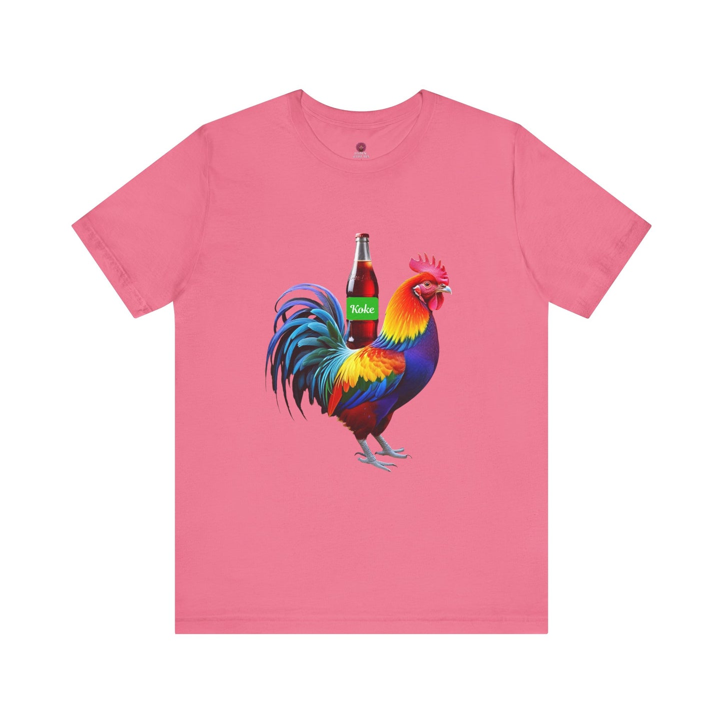 Colorful Koke On The Cock Graphic Unisex Tee-Pride