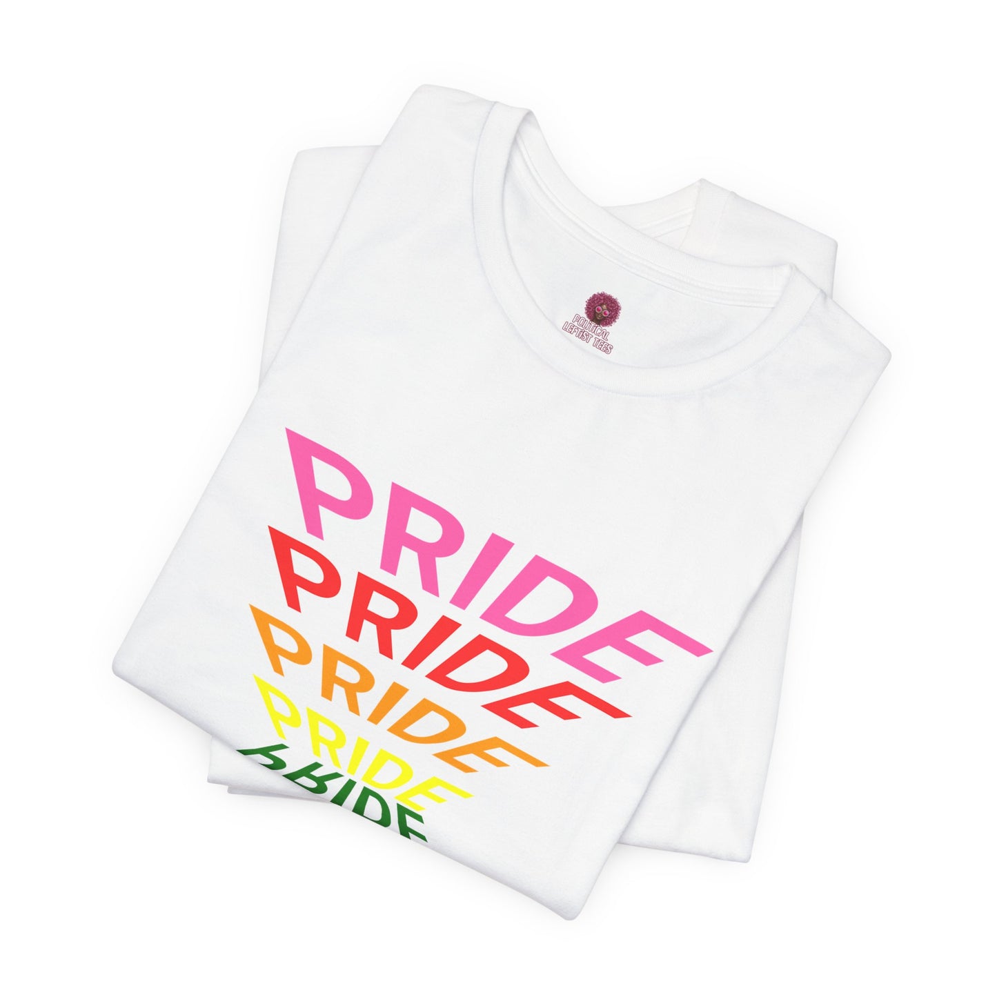"Pride" Graphic Tee, Unisex Pride Shirt, LGBTQ+ Awareness Top