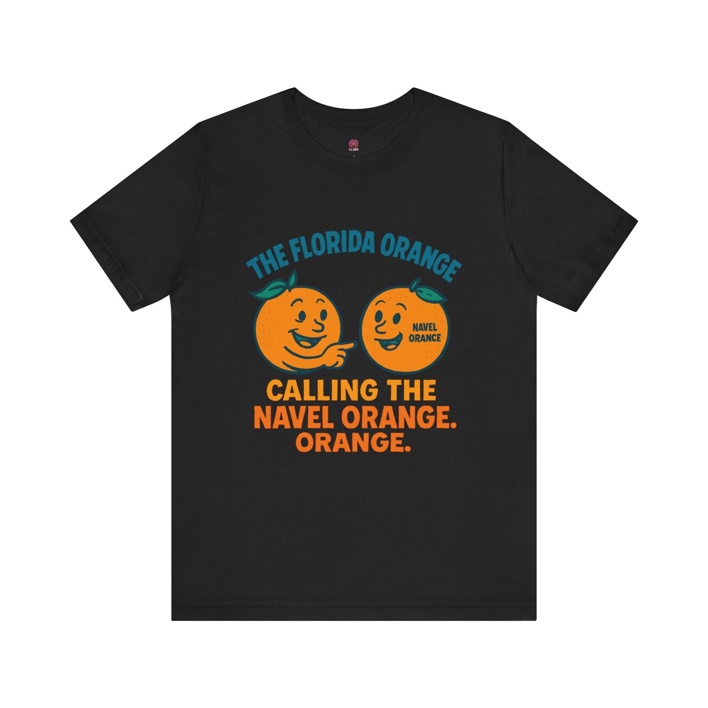 Florida Orange Graphic Tee, Fun Citrus Resist Shirt, Unisex Short Sleeve T-Shirt, Summer Vibes Apparel