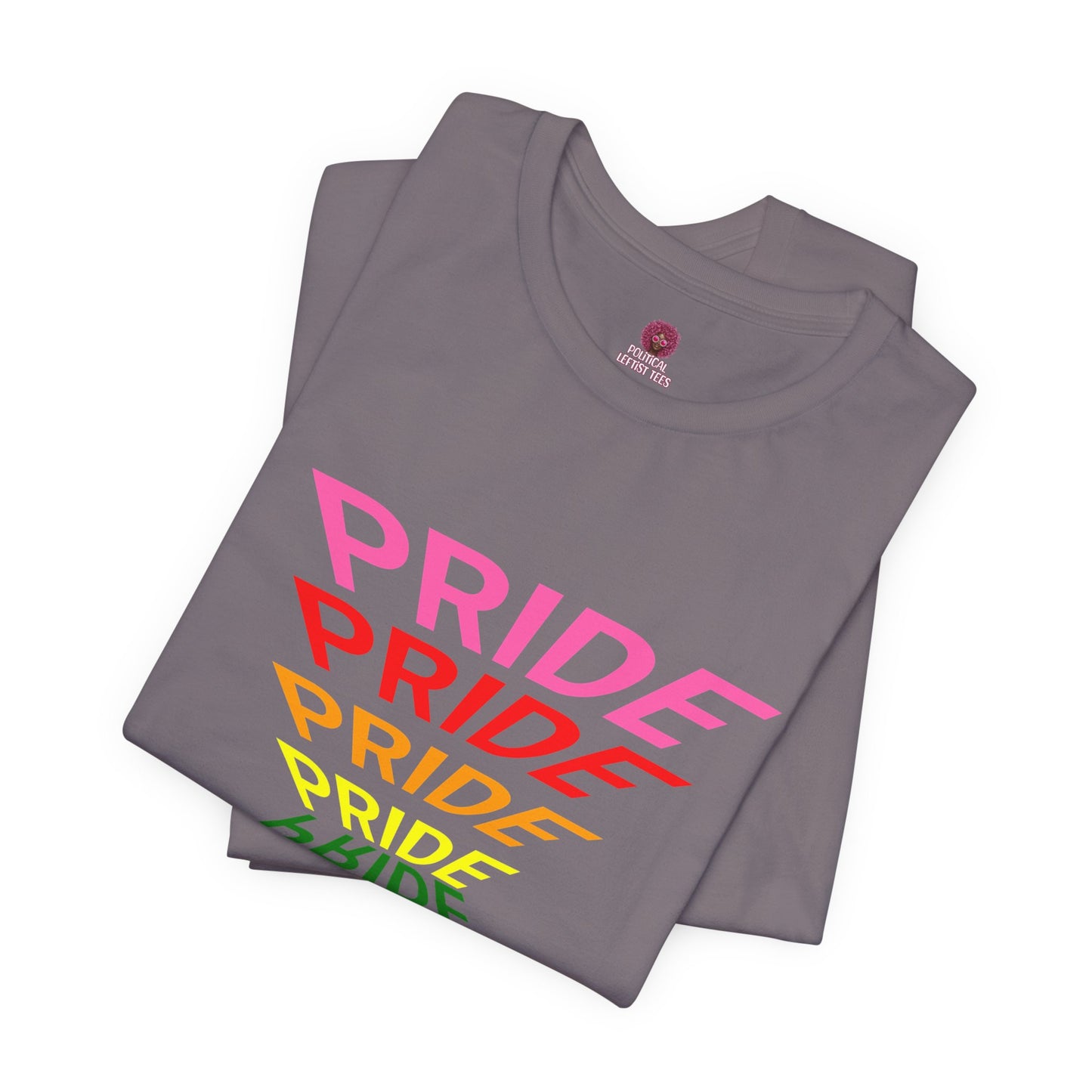 "Pride" Graphic Tee, Unisex Pride Shirt, LGBTQ+ Awareness Top