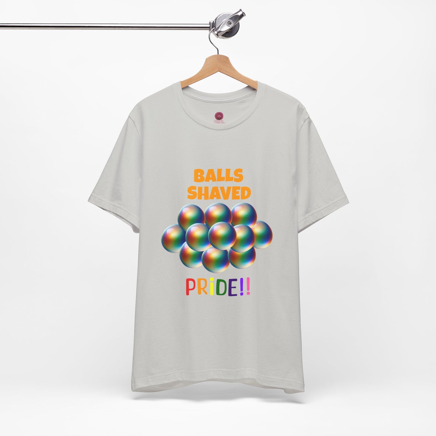 Humorous Pride Short Sleeve Tee - Balls Shaved