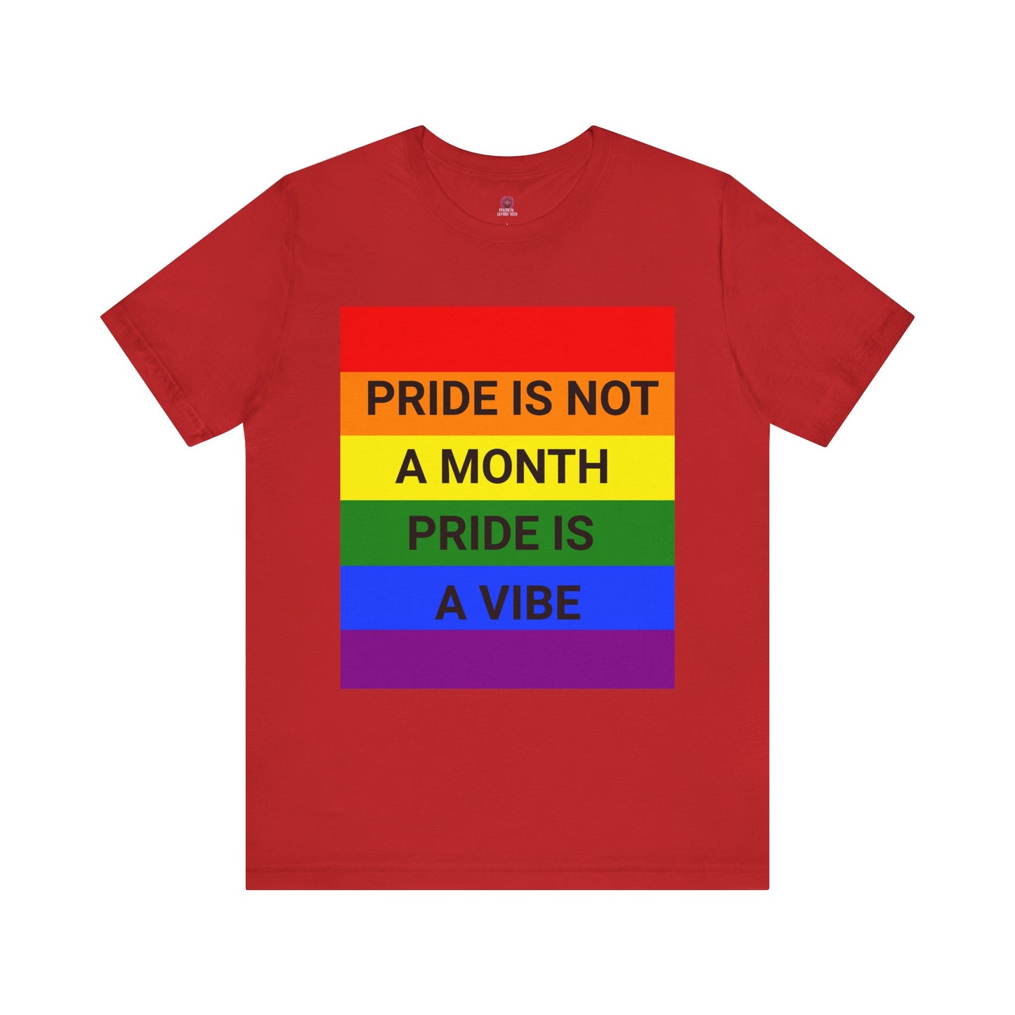 Pride Vibe Unisex Graphic T-Shirt, LGBTQ+ Pride Month Apparel, Rainbow Pride Clothing