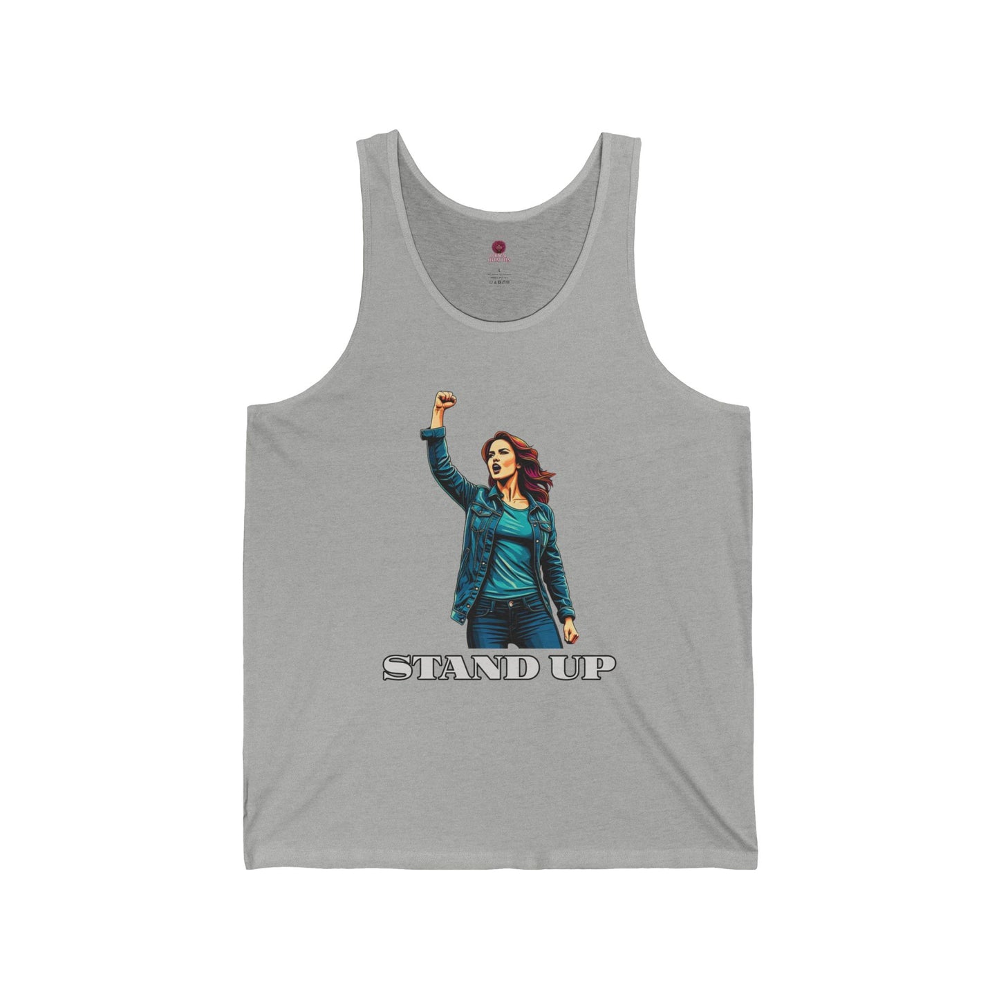 Empowerment Joins Unisex Tank Top - "Stand Up" & "We Will Stand Behind You" Back & Front