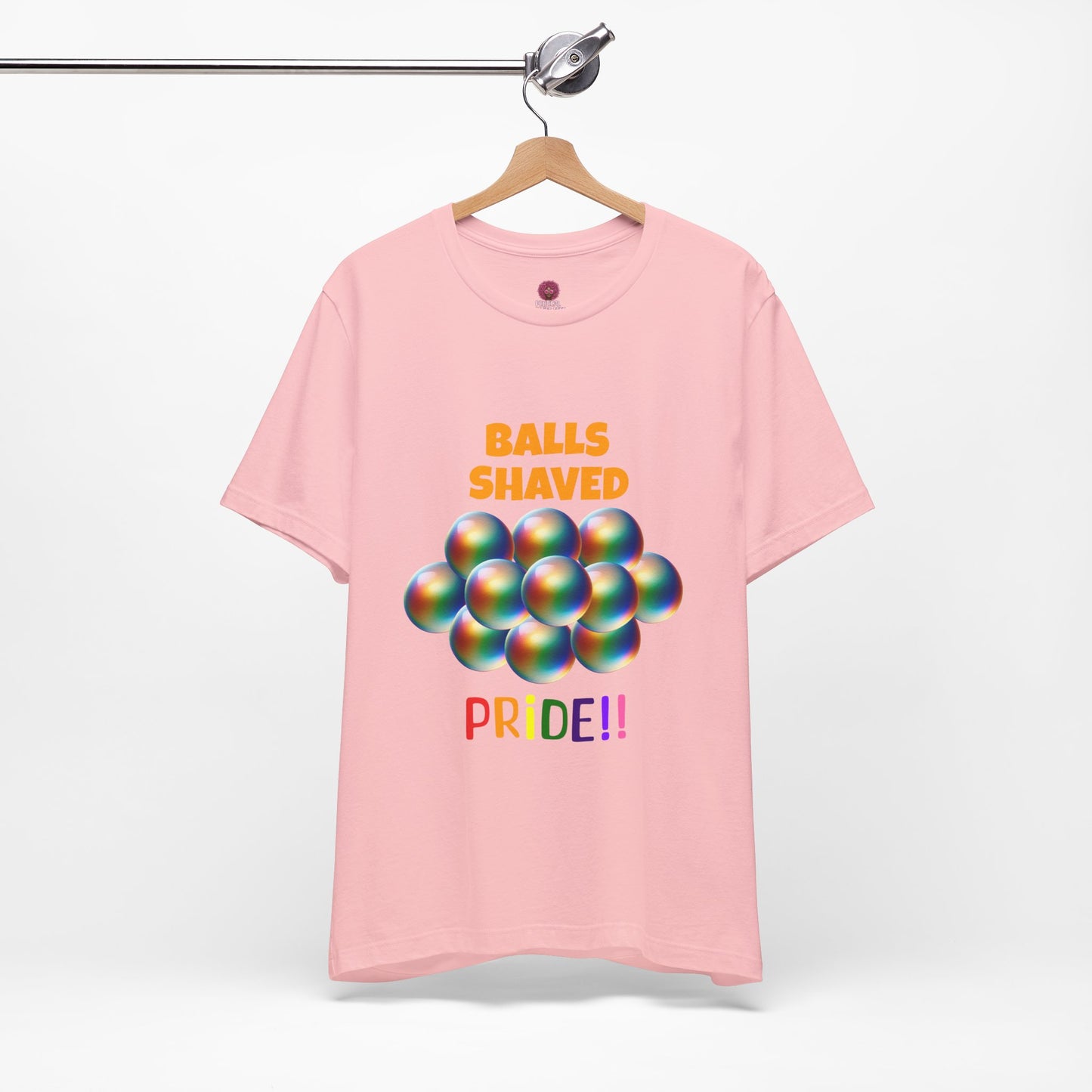 Humorous Pride Short Sleeve Tee - Balls Shaved
