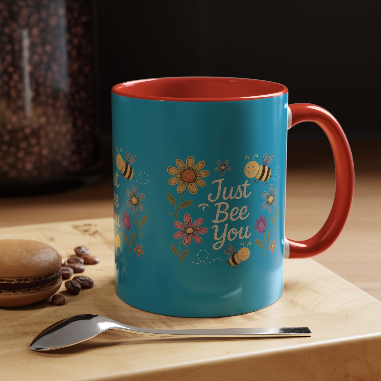 Just Bee You Ceramic Coffee Mug | Inspirational Mug for Tea Lovers, Gift for Friends, Pride Mug