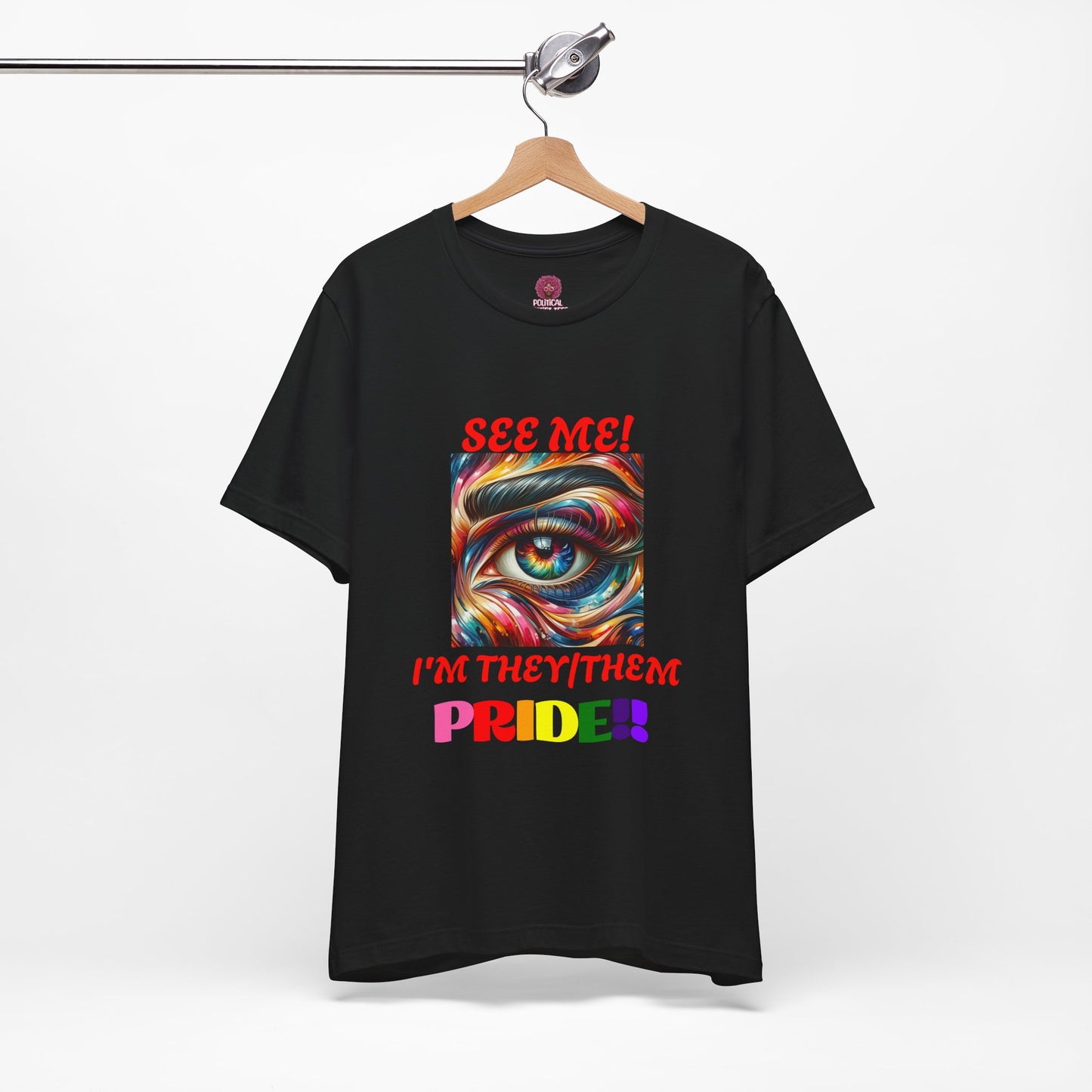 They/Them Pride Short Sleeve Unisex Tee - Celebrate Identity & Inclusivity