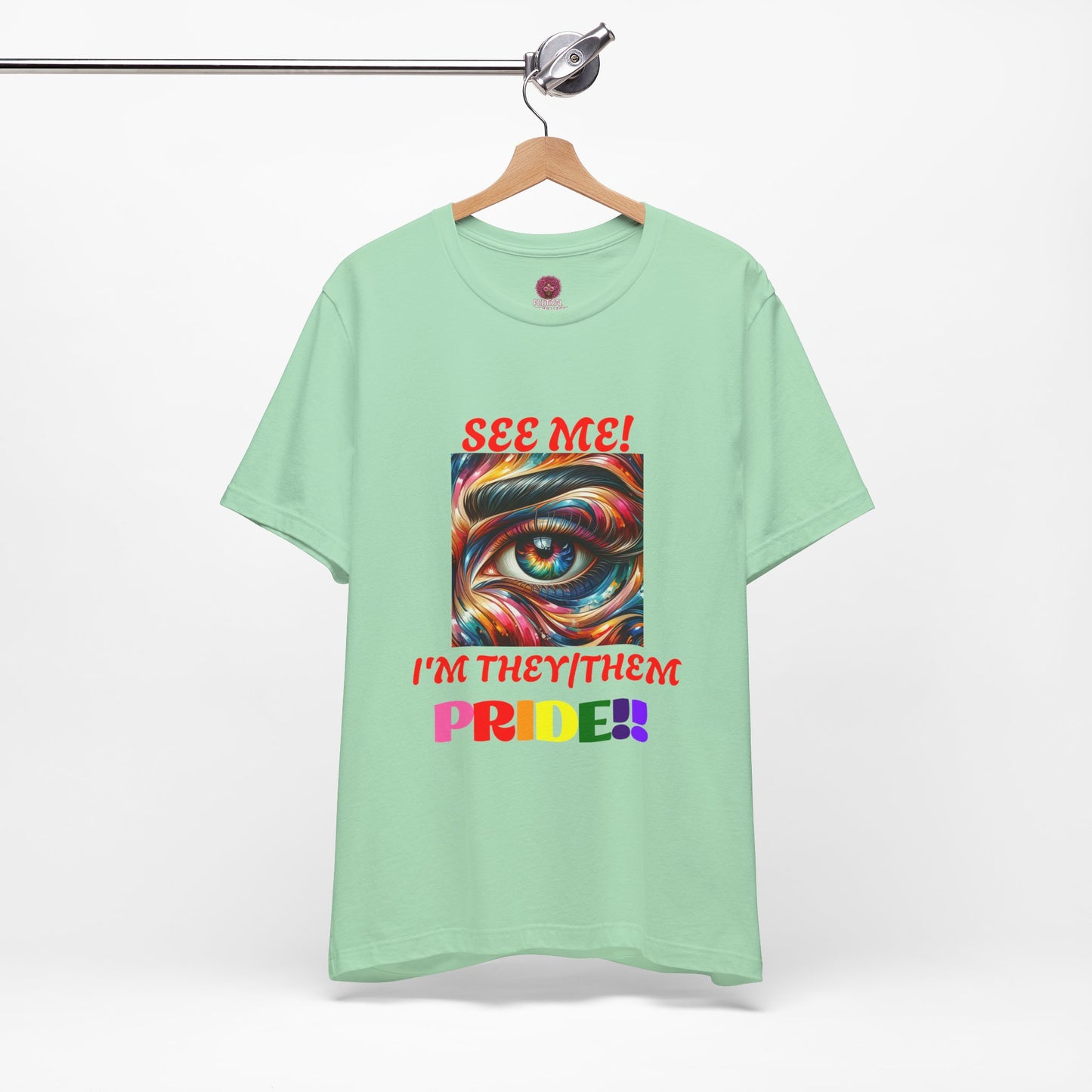 They/Them Pride Short Sleeve Unisex Tee - Celebrate Identity & Inclusivity