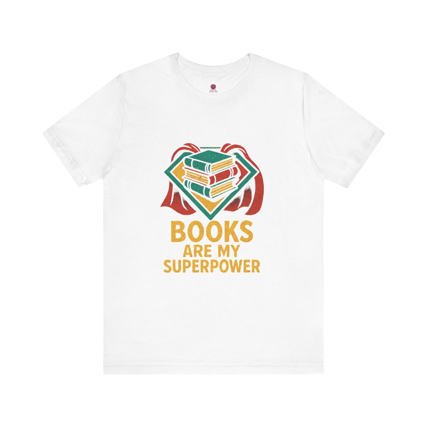 Superpower Book Lover Tee, Unisex T-Shirt for Readers, Gifts for Bookworms, Teachers, Reading Enthusiast