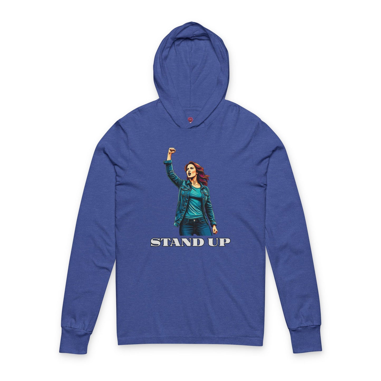 Empowerment Joins Unisex Long Sleeve Hoodrd Tee - "Stand Up" & "We Will Stand Behind You"