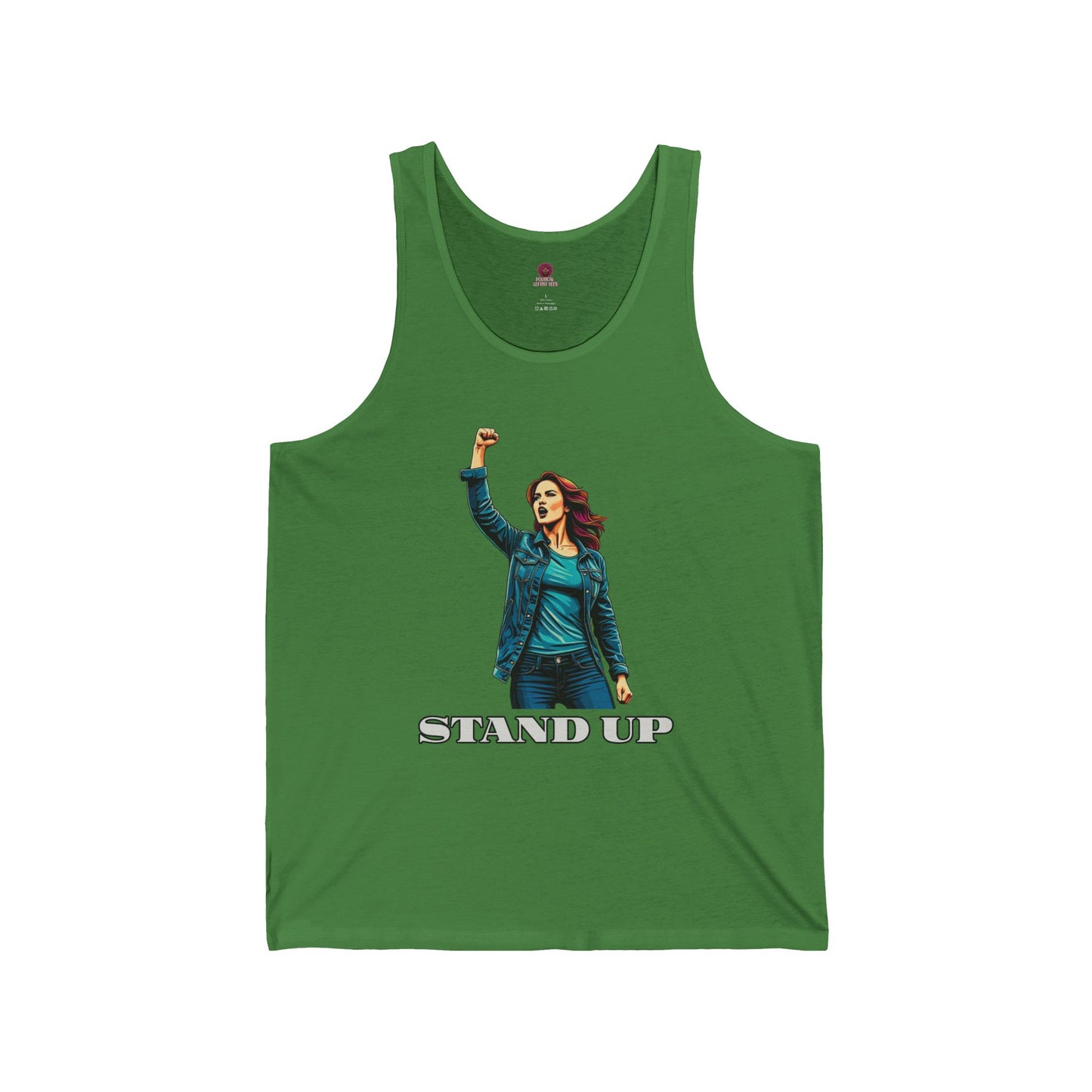 Empowerment Joins Unisex Tank Top - "Stand Up" & "We Will Stand Behind You" Back & Front