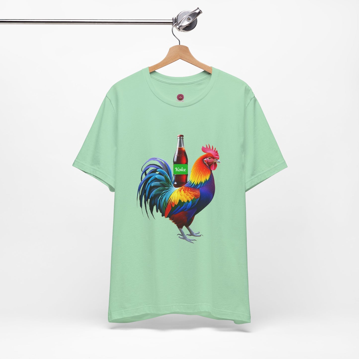 Colorful Koke On The Cock Graphic Unisex Tee-Pride