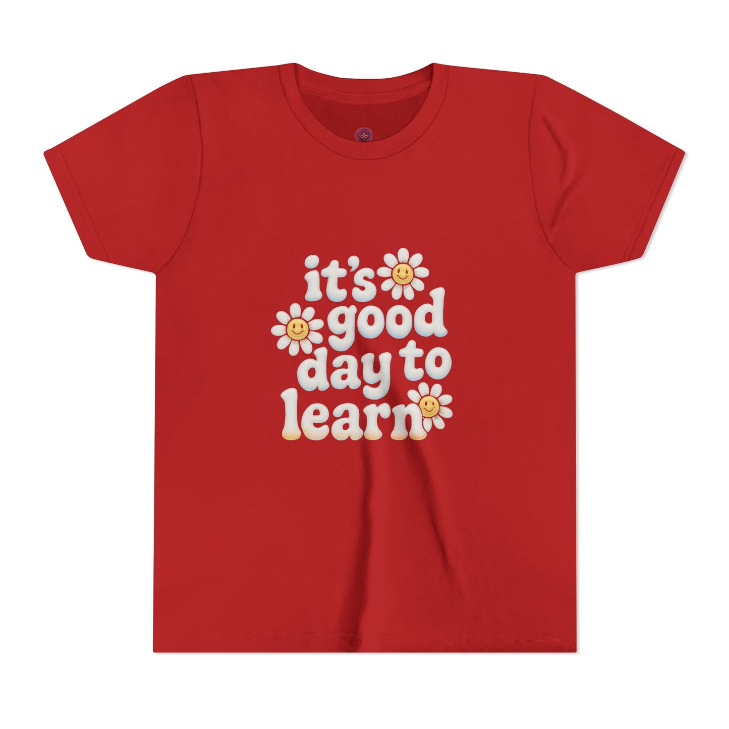 Youth Short Sleeve Tee - It's a Good Day to Learn, Kids Casual Shirt, Back to School Tee, Children's Gift