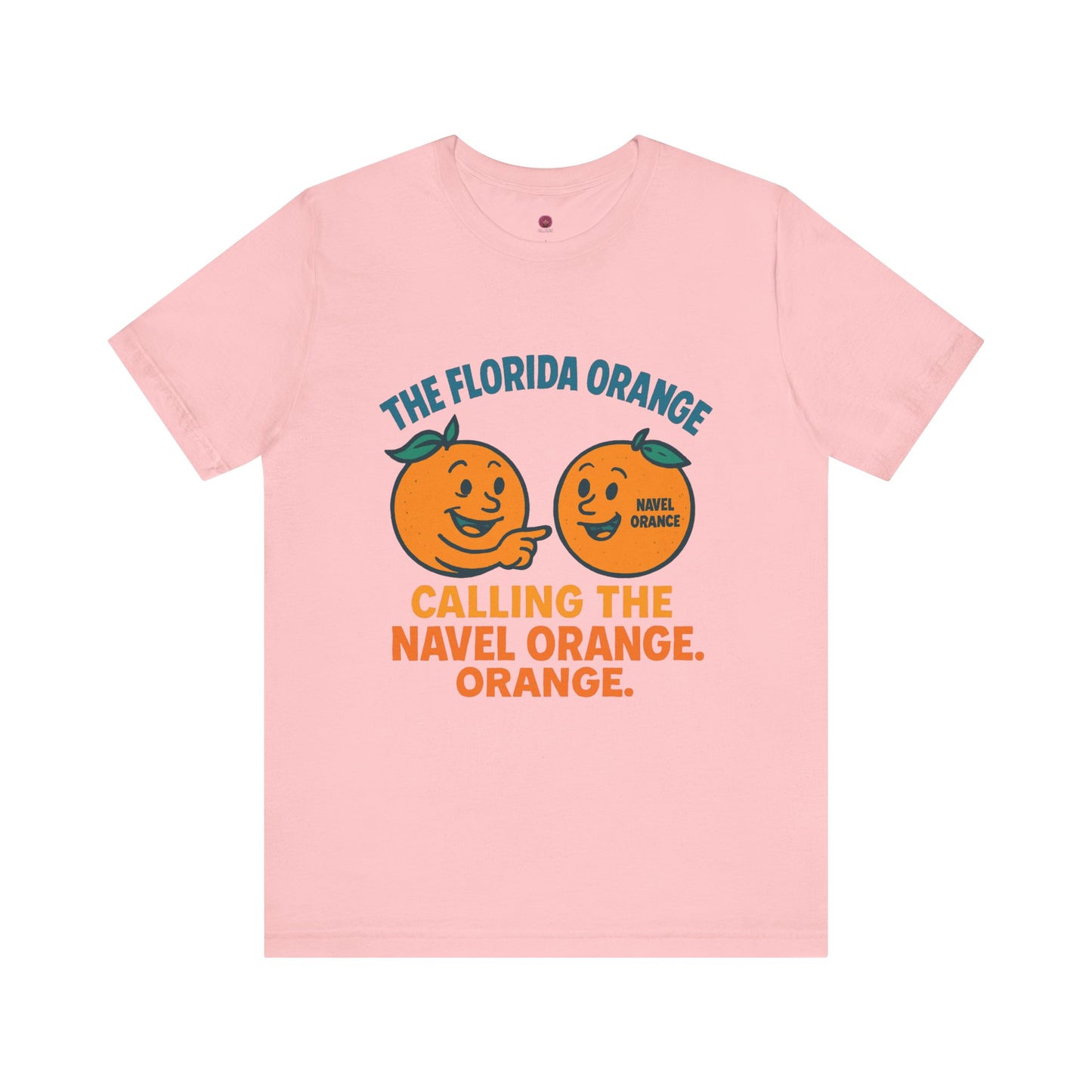 Florida Orange Graphic Tee, Fun Citrus Resist Shirt, Unisex Short Sleeve T-Shirt, Summer Vibes Apparel