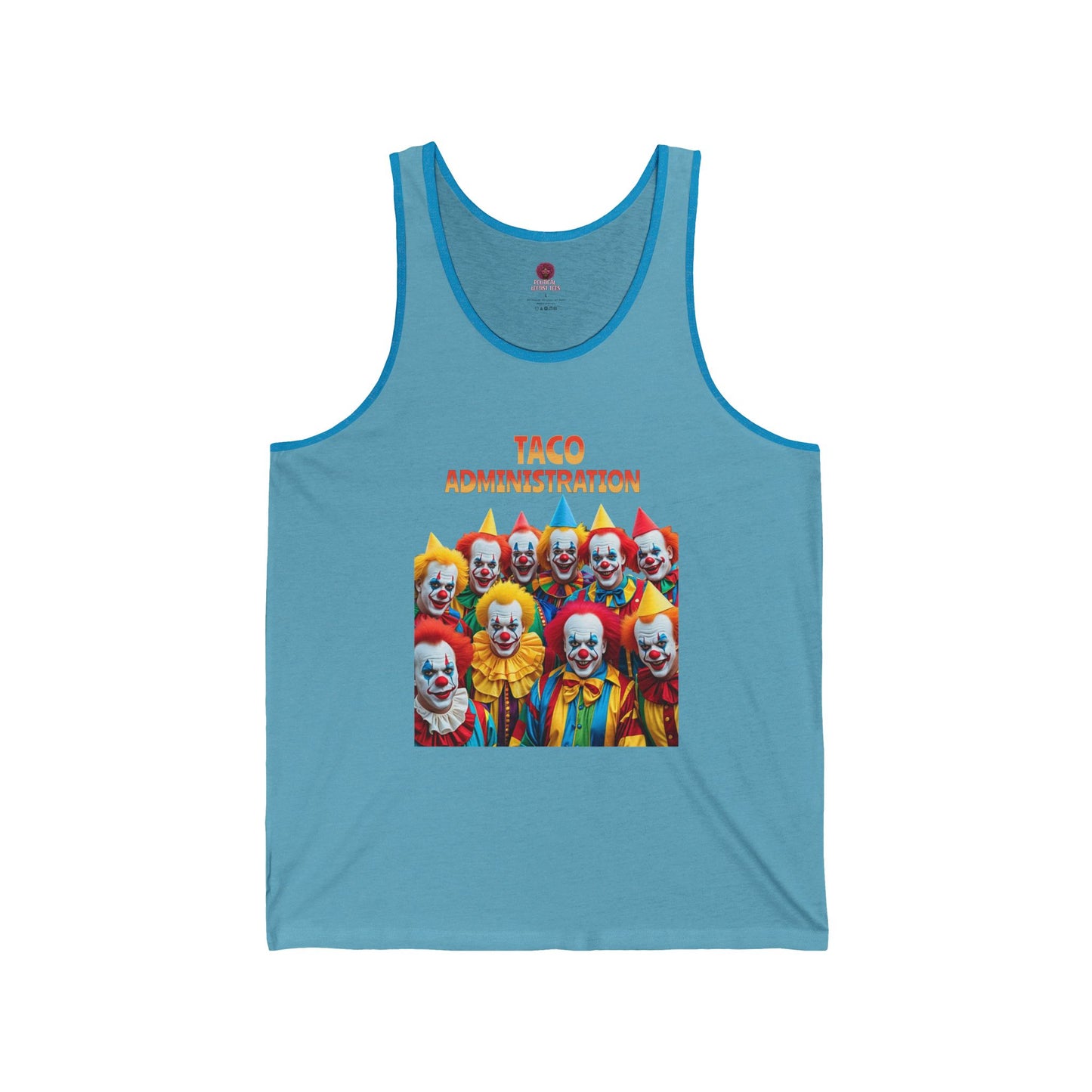 Funny Taco Administration Clown, Unisex Graphic Tank Top