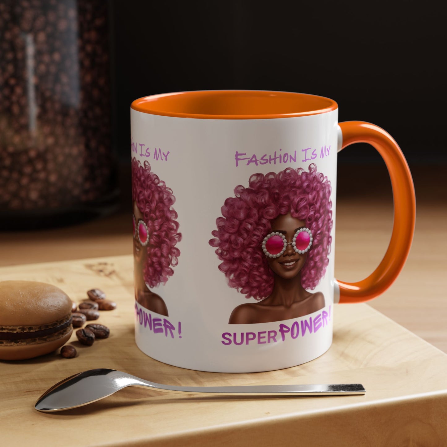 Chic Fashionista Coffee Mug, Empowerment Gift for Her, Stylish Morning Drinkware, Unique Birthday, Trendy Coffee Lover